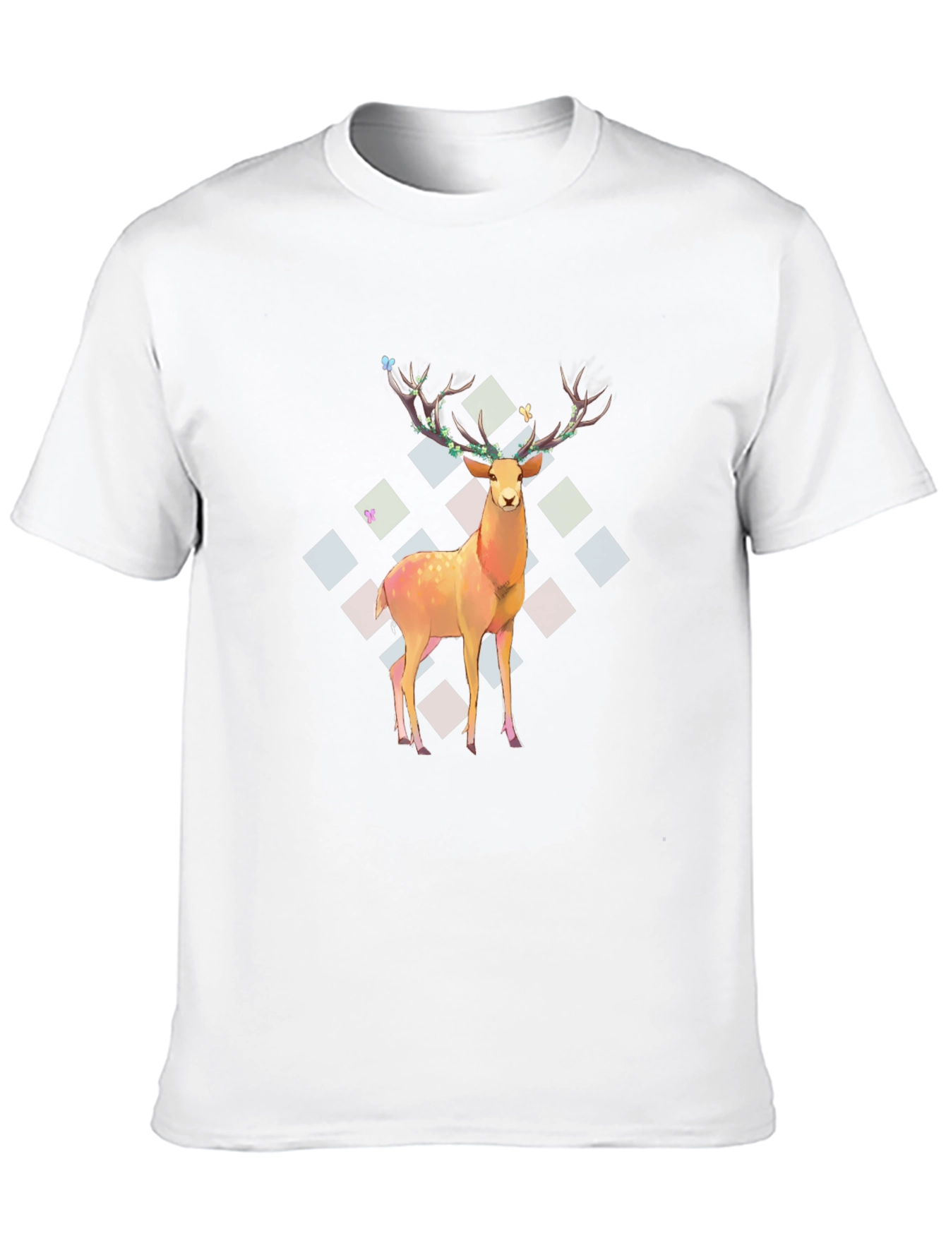 Deer Graphic Tee - Festive Style