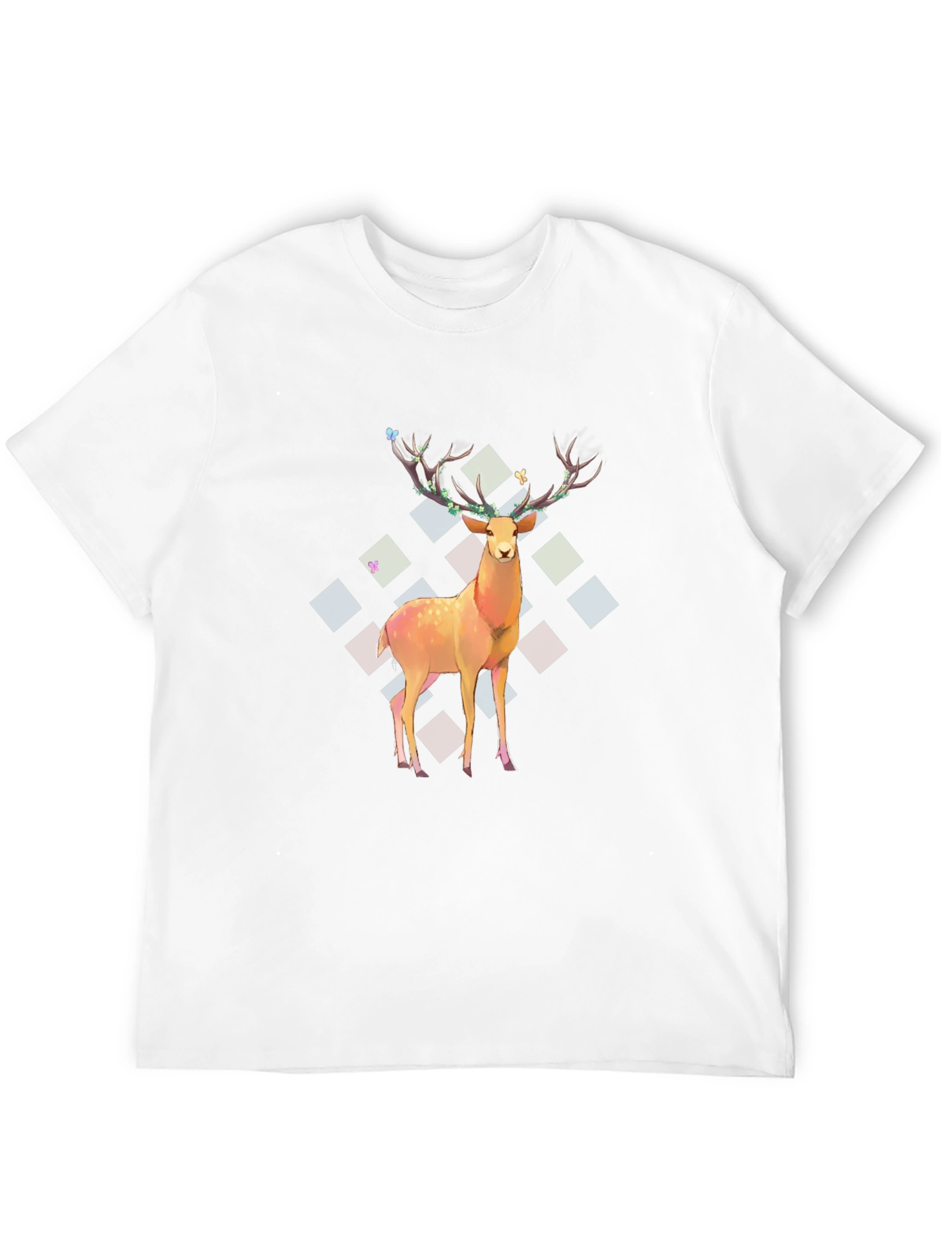 Deer Graphic Tee - Festive Style