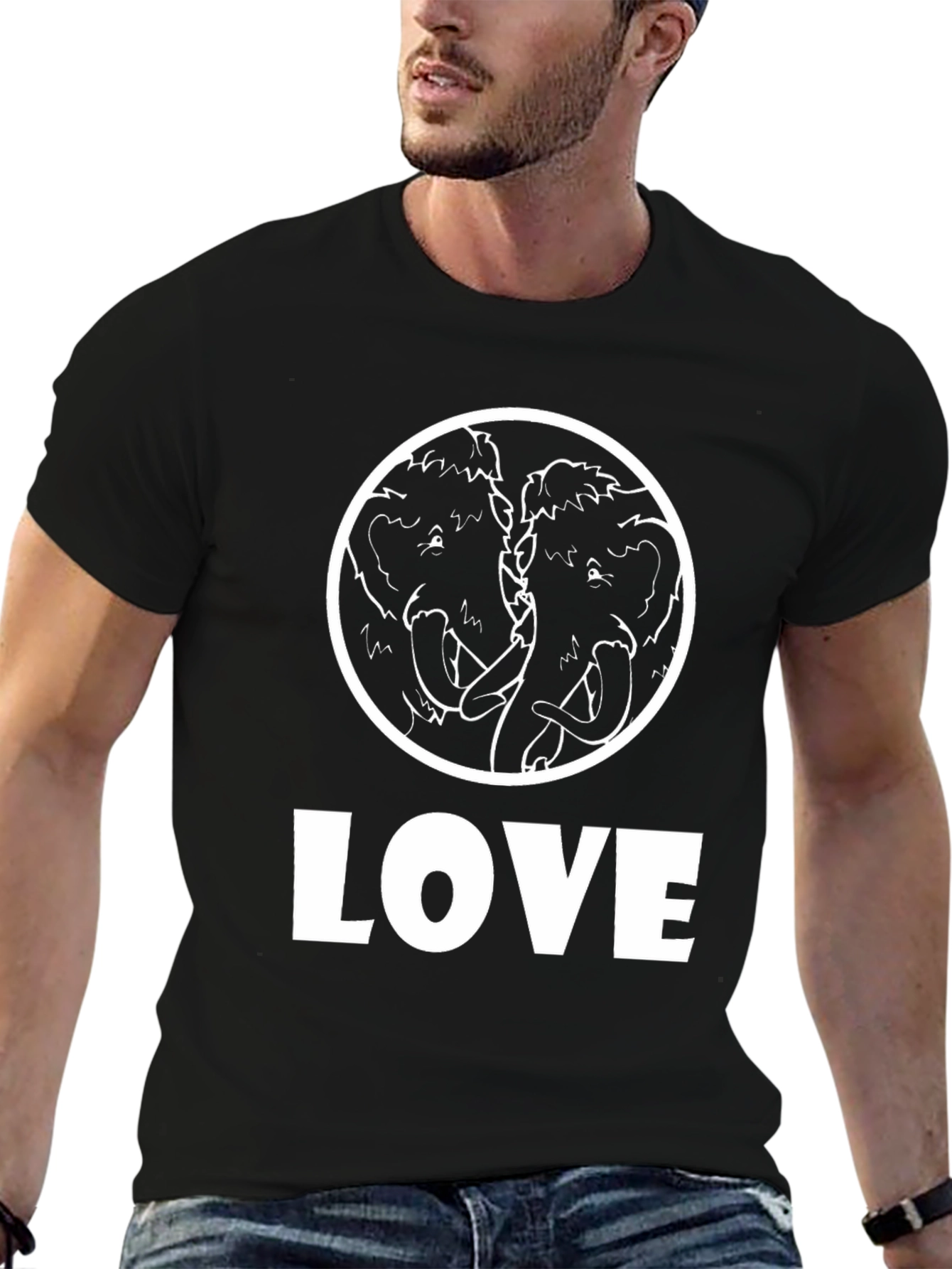 Mammoth Love Graphic T-Shirt - Black