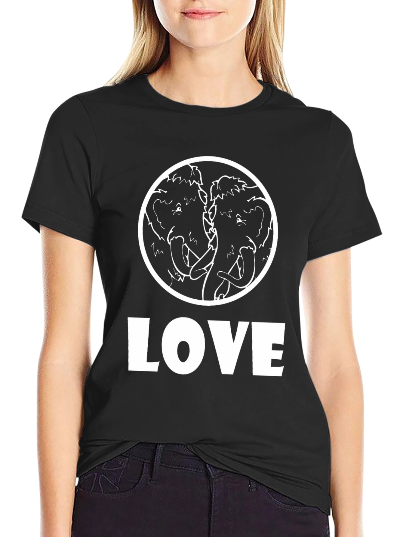 Mammoth Love Graphic T-Shirt - Black