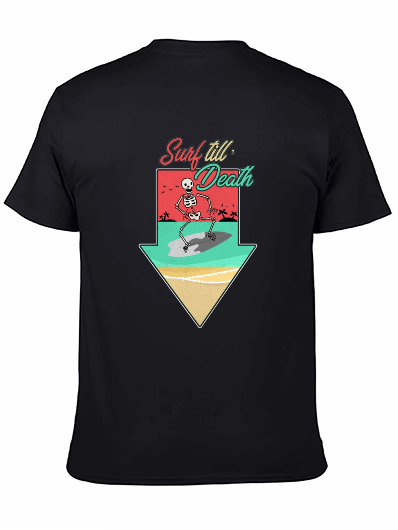 Surf Till Death Graphic T-Shirt
