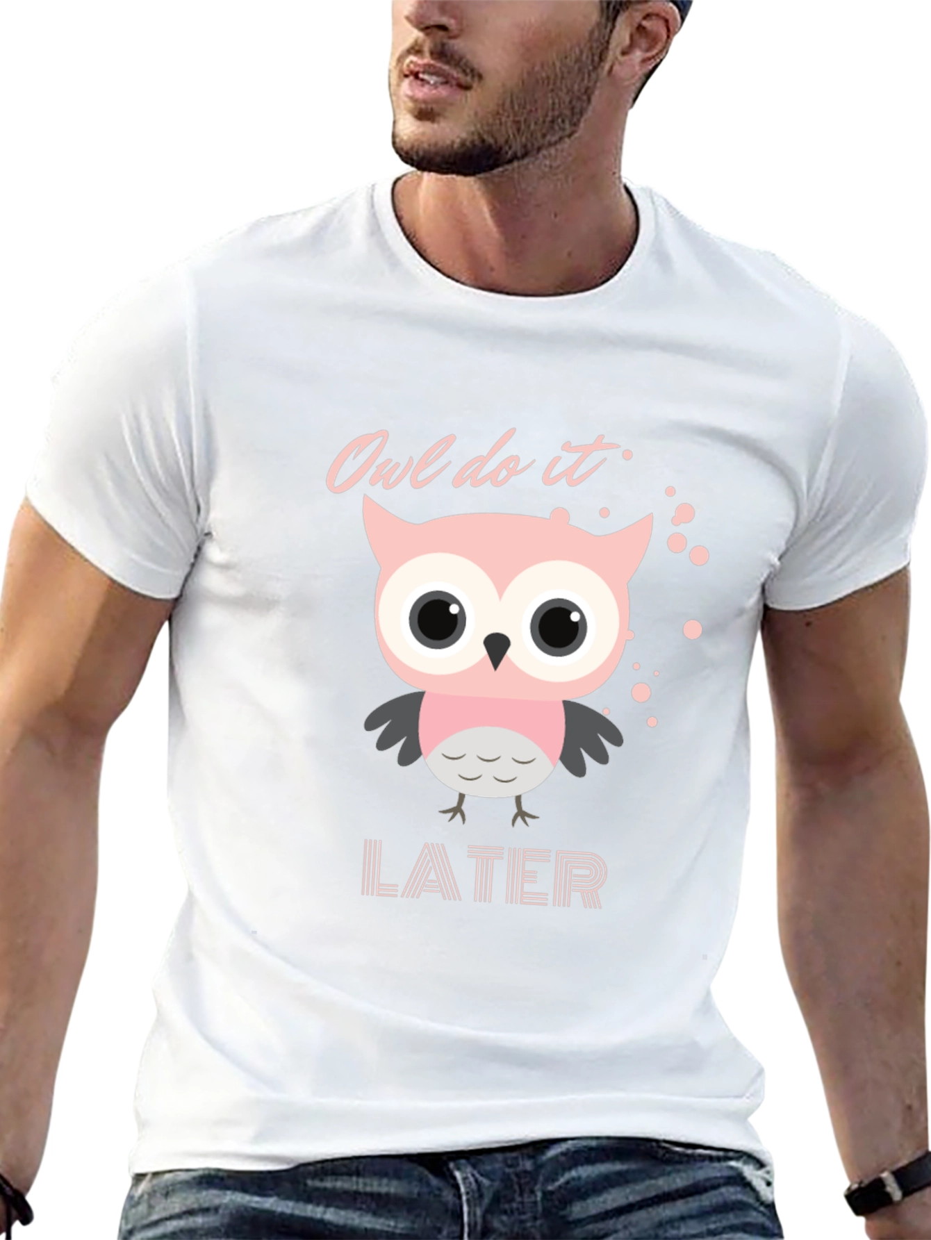 Owl Do It Later T-Shirt - Funny Animal Tee