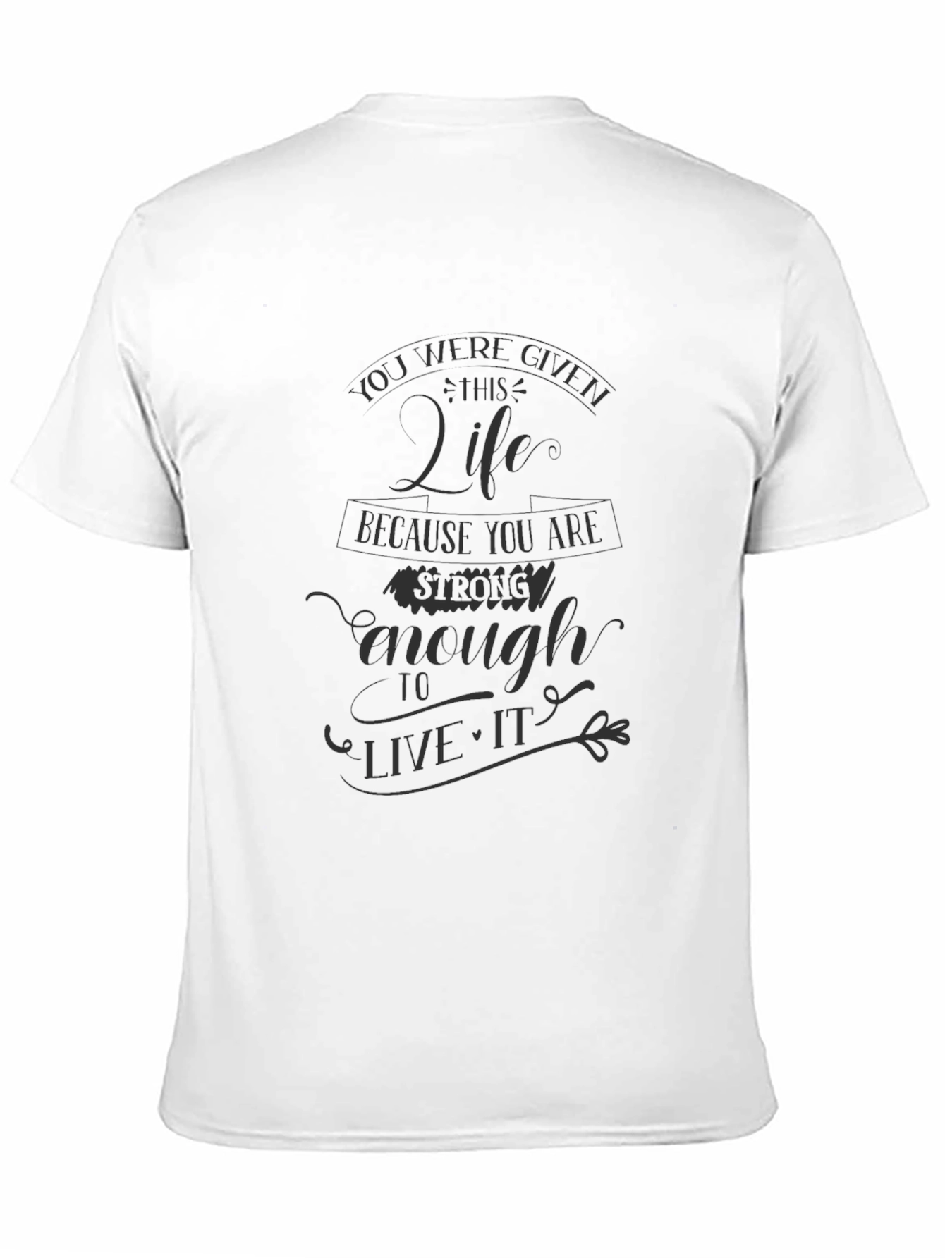Motivational Strength Graphic T-Shirt