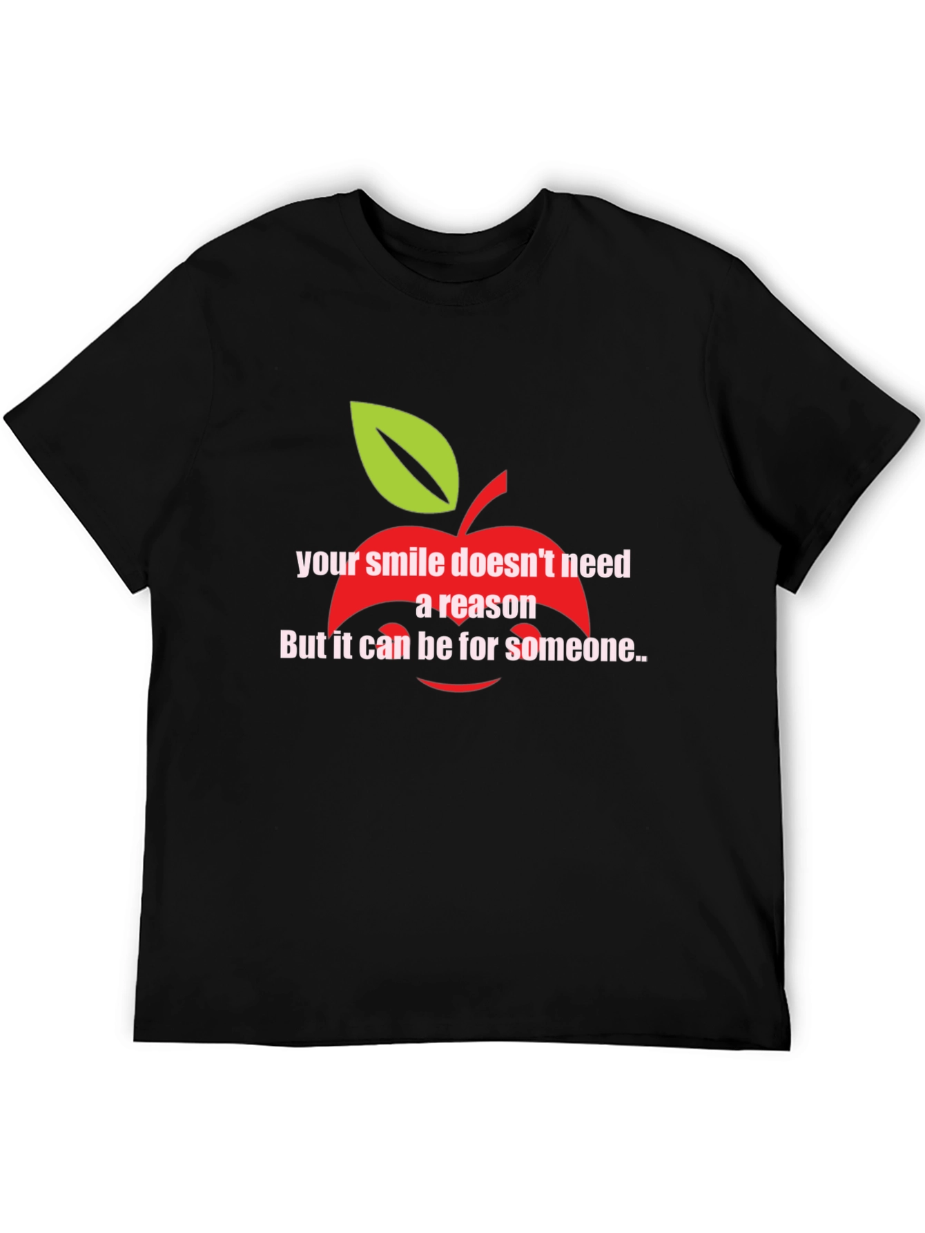 Smile Reason Graphic Tee - Unisex Black T-Shirt