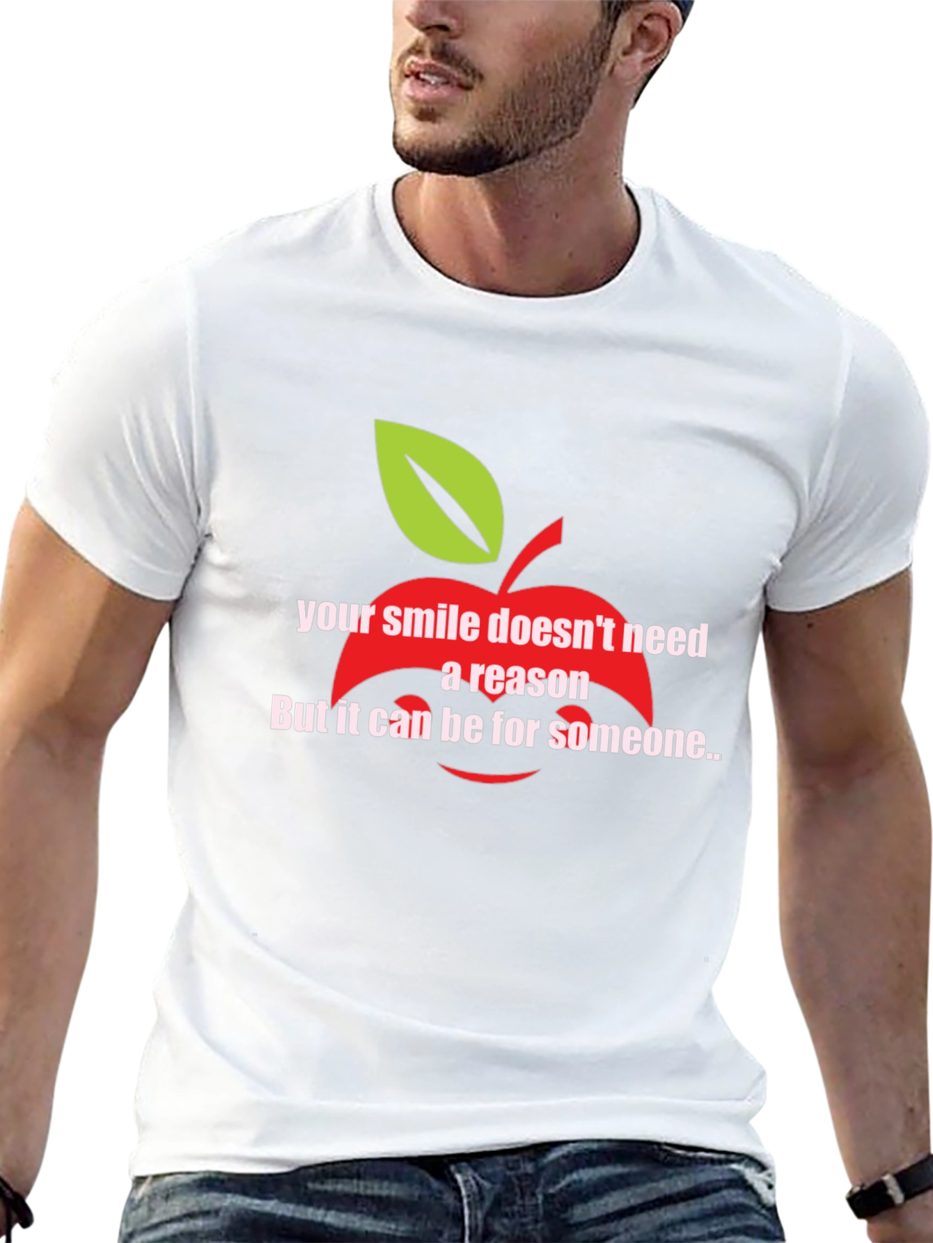Smile Reason Graphic Tee - Unisex Black T-Shirt