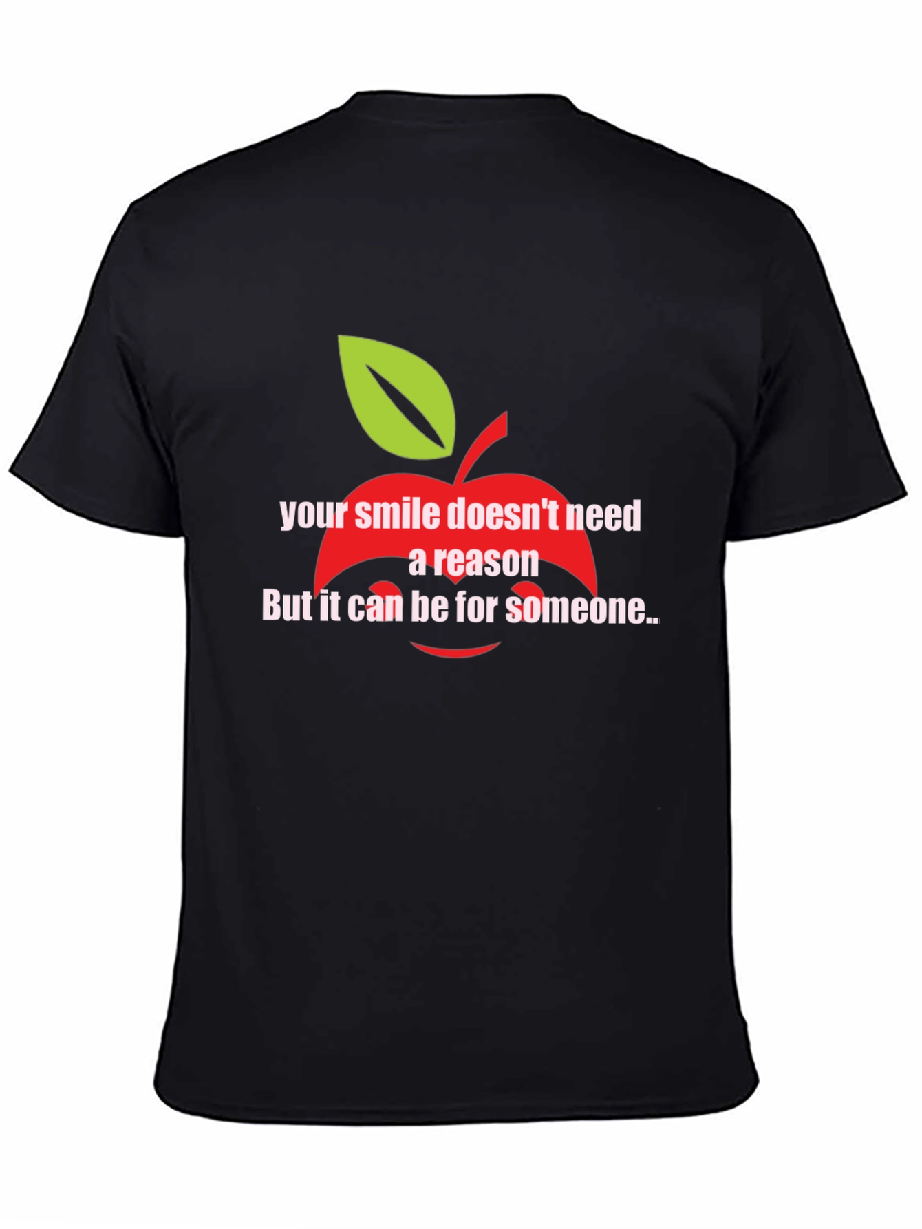 Smile Reason Graphic Tee - Unisex Black T-Shirt