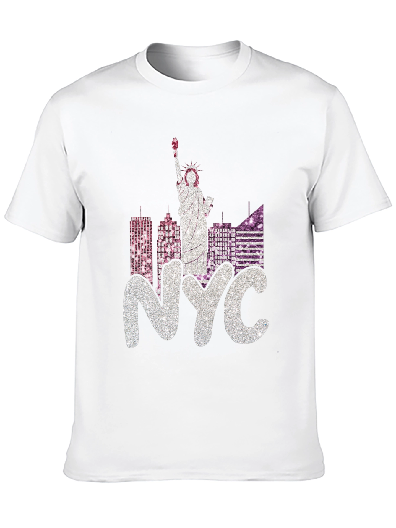 NYC Statue of Liberty Graphic Tee - Black