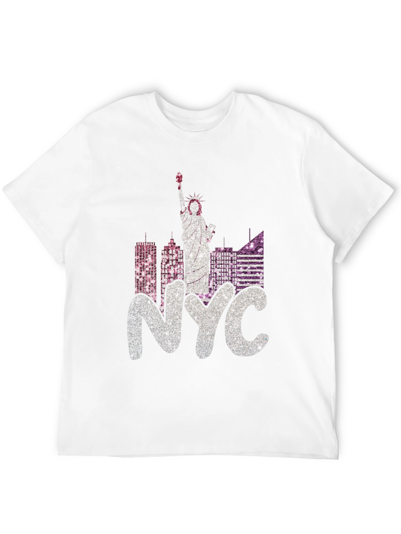NYC Statue of Liberty Graphic Tee - Black