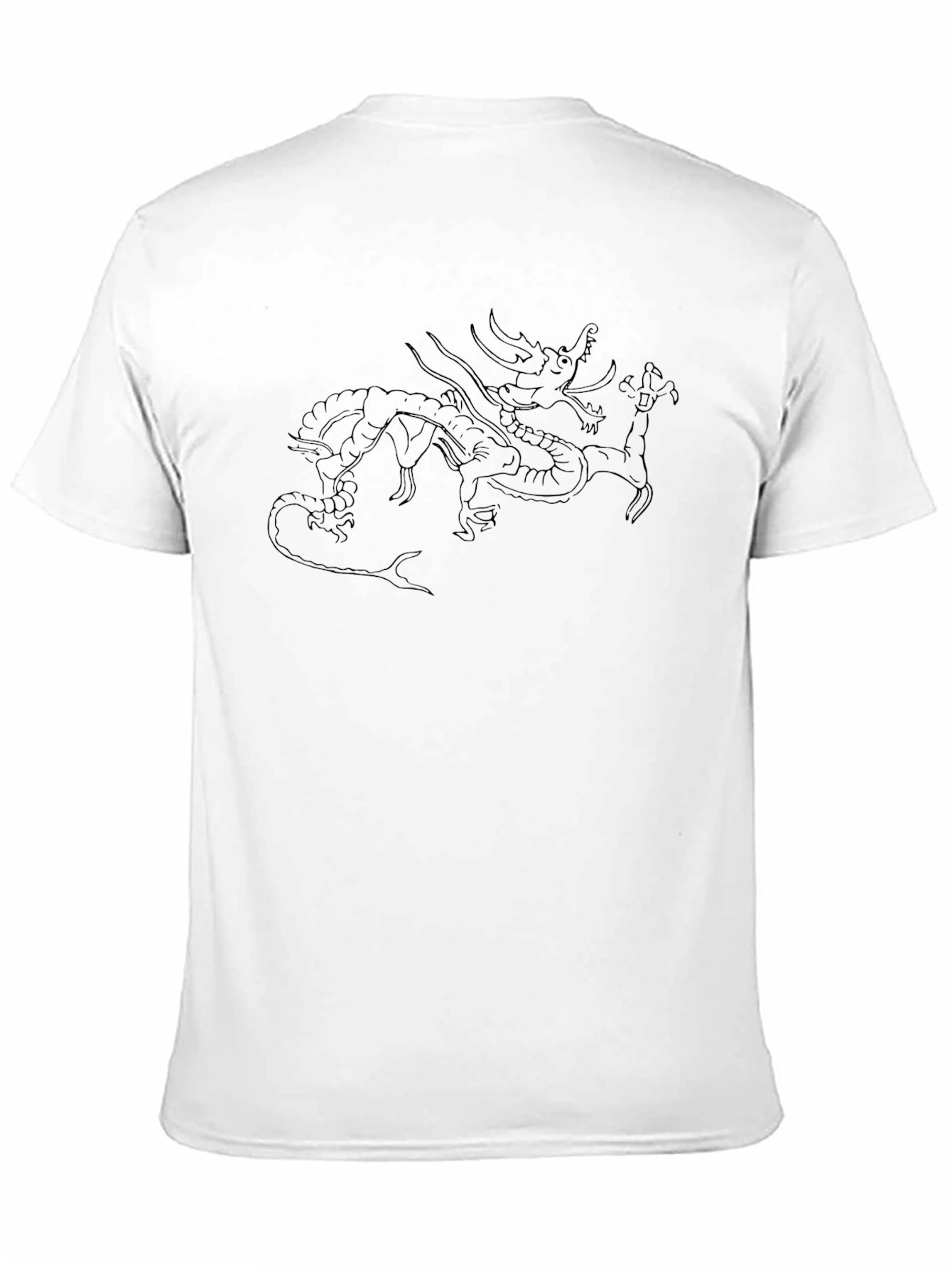 Dragon Graphic Black T-Shirt - Casual Style