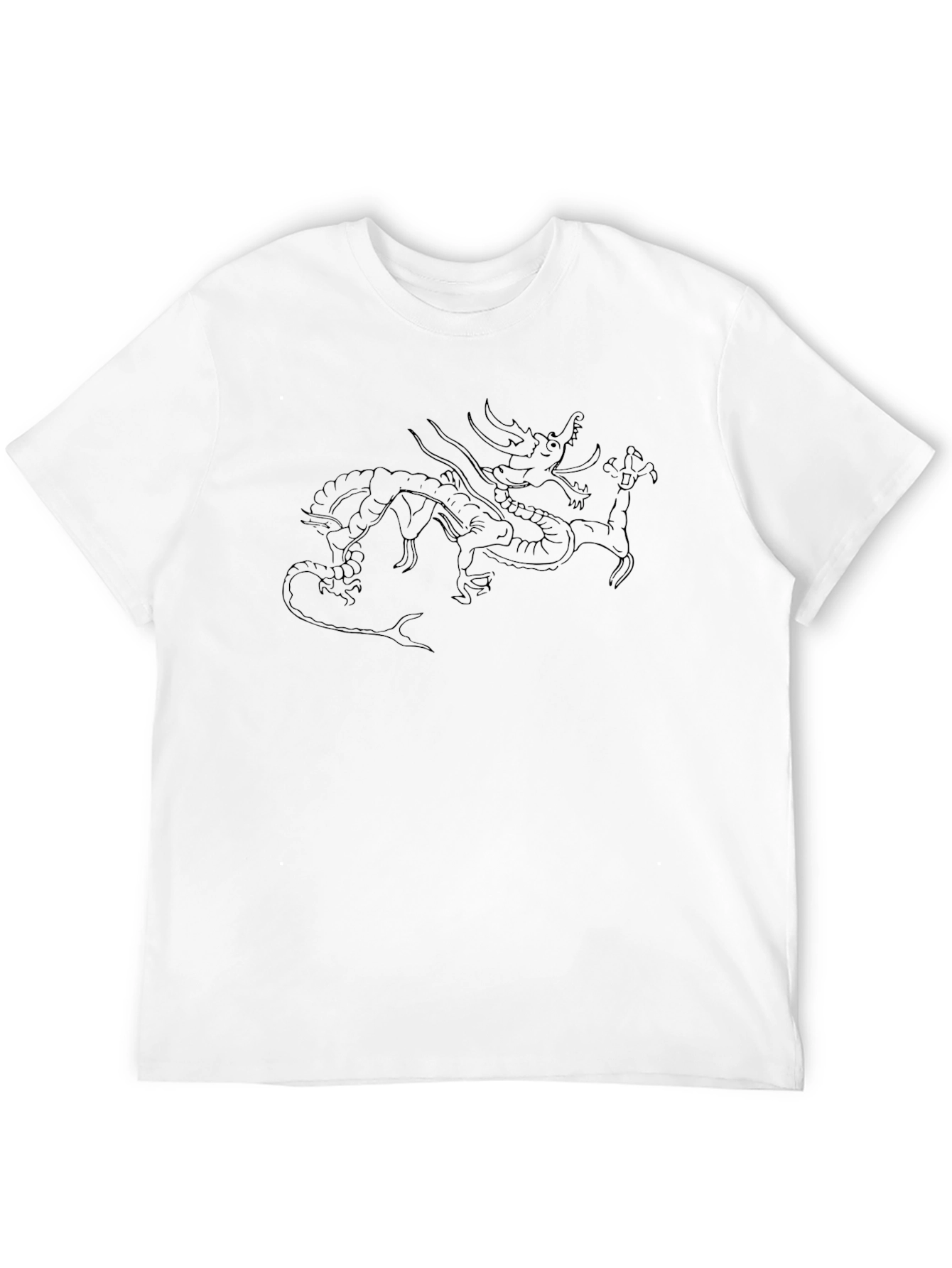 Dragon Graphic Black T-Shirt - Casual Style