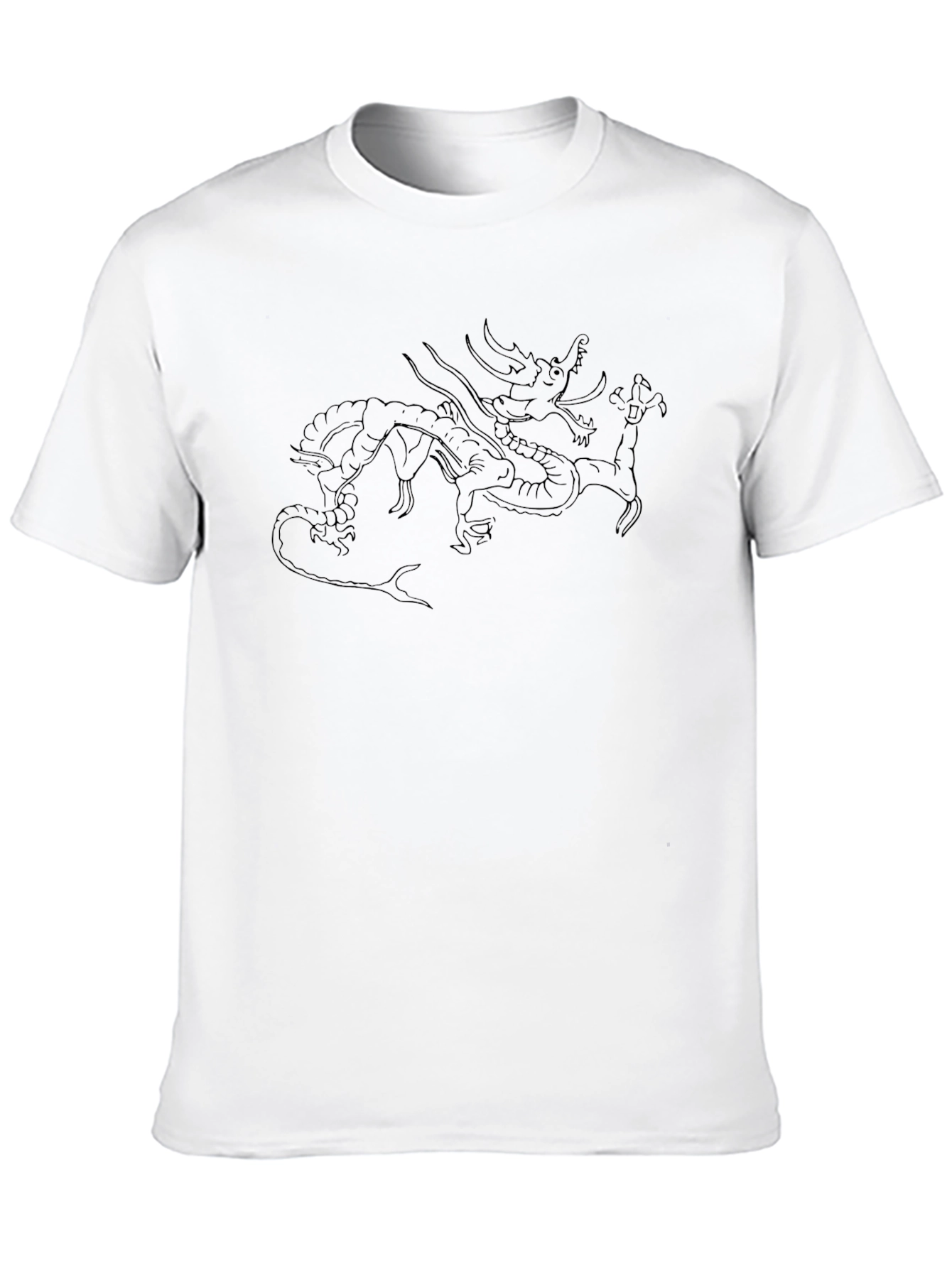 Dragon Graphic Black T-Shirt - Casual Style