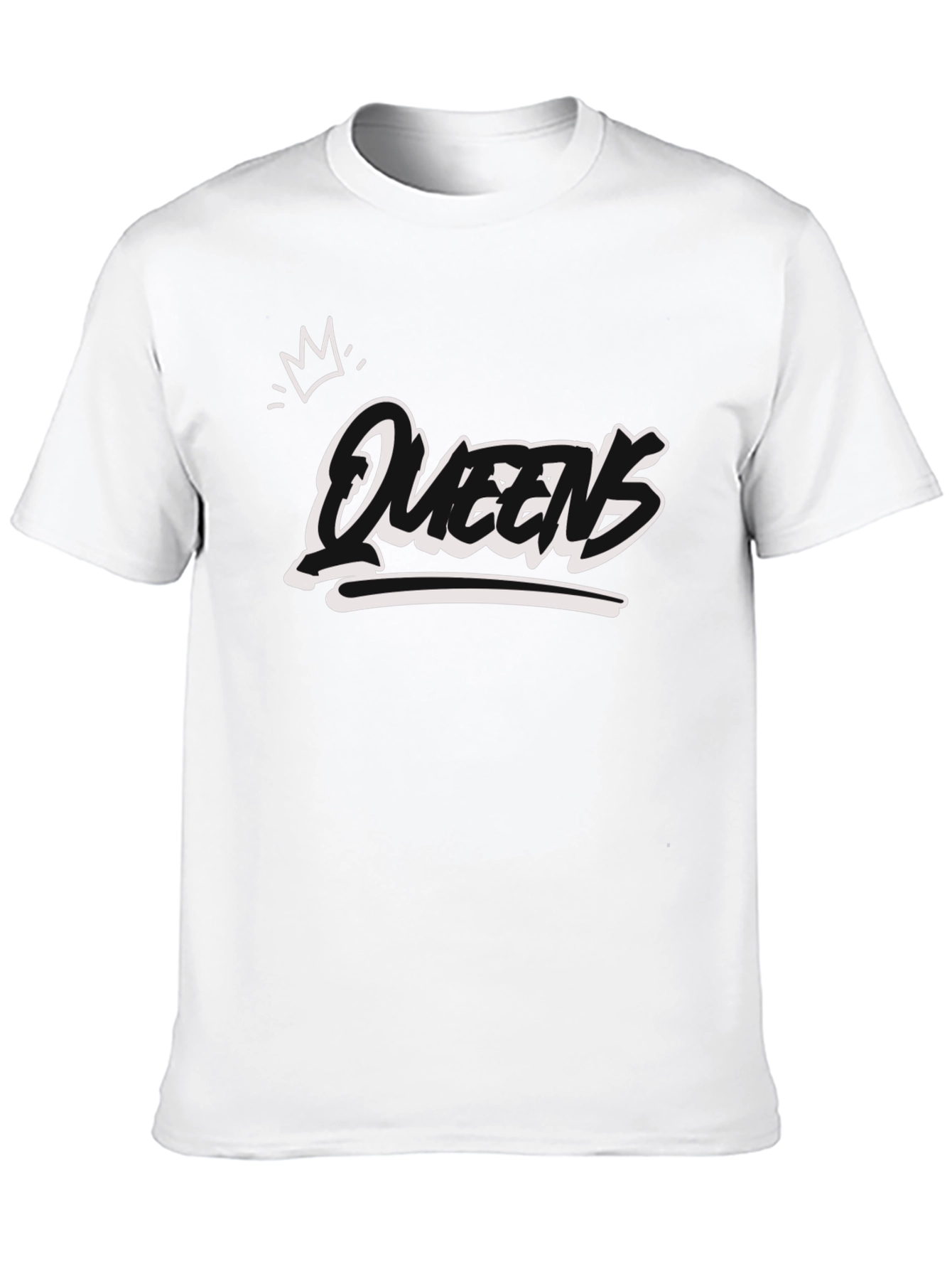 Queens Graphic T-Shirt - Black