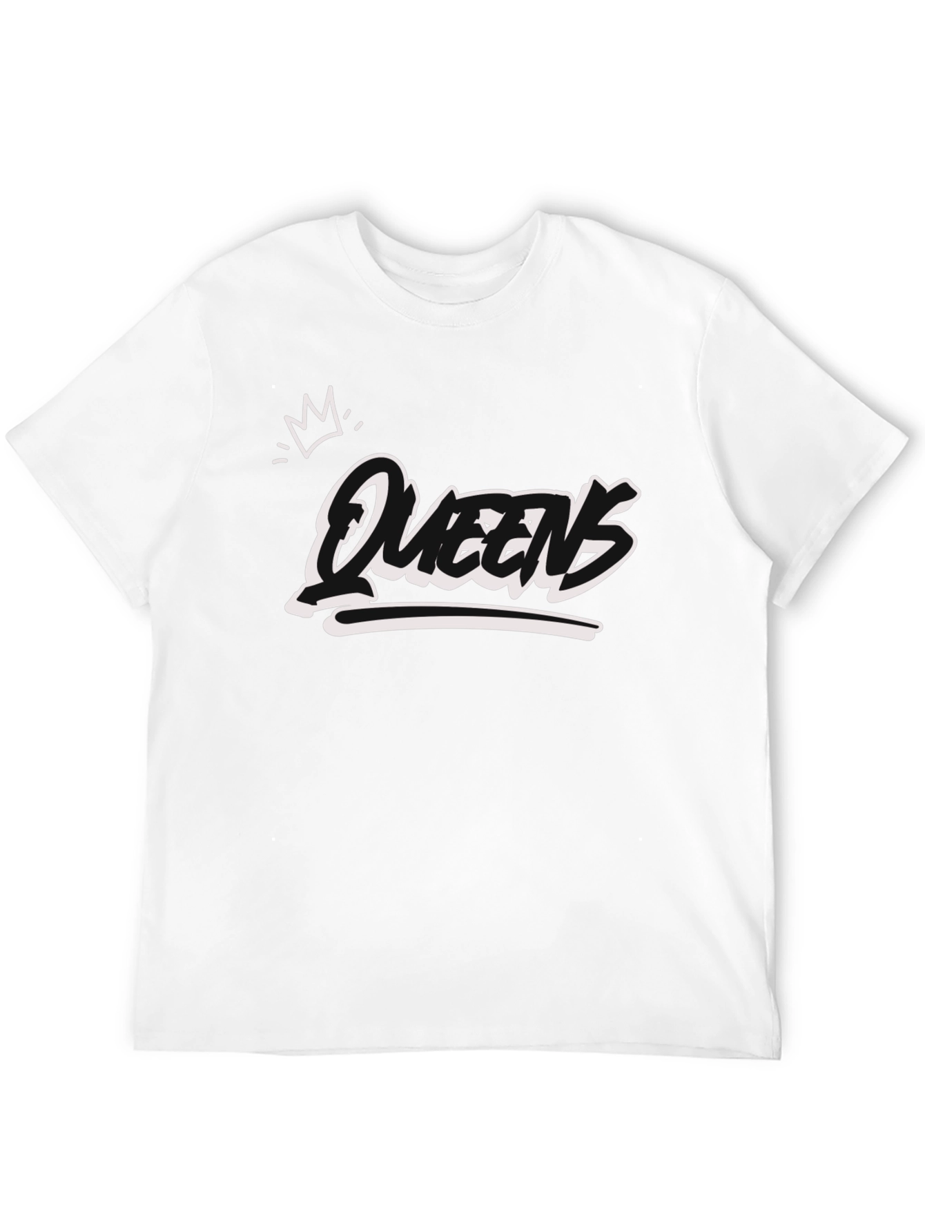 Queens Graphic T-Shirt - Black