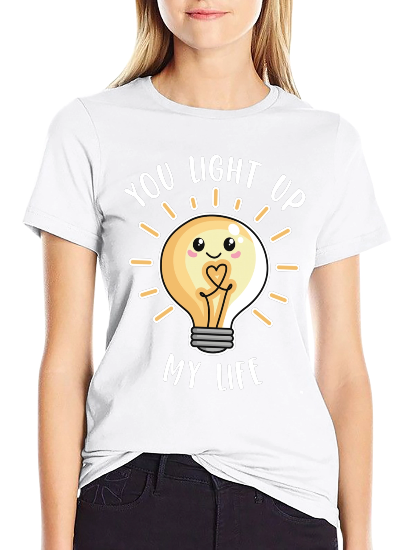 You Light Up My Life T-Shirt Black