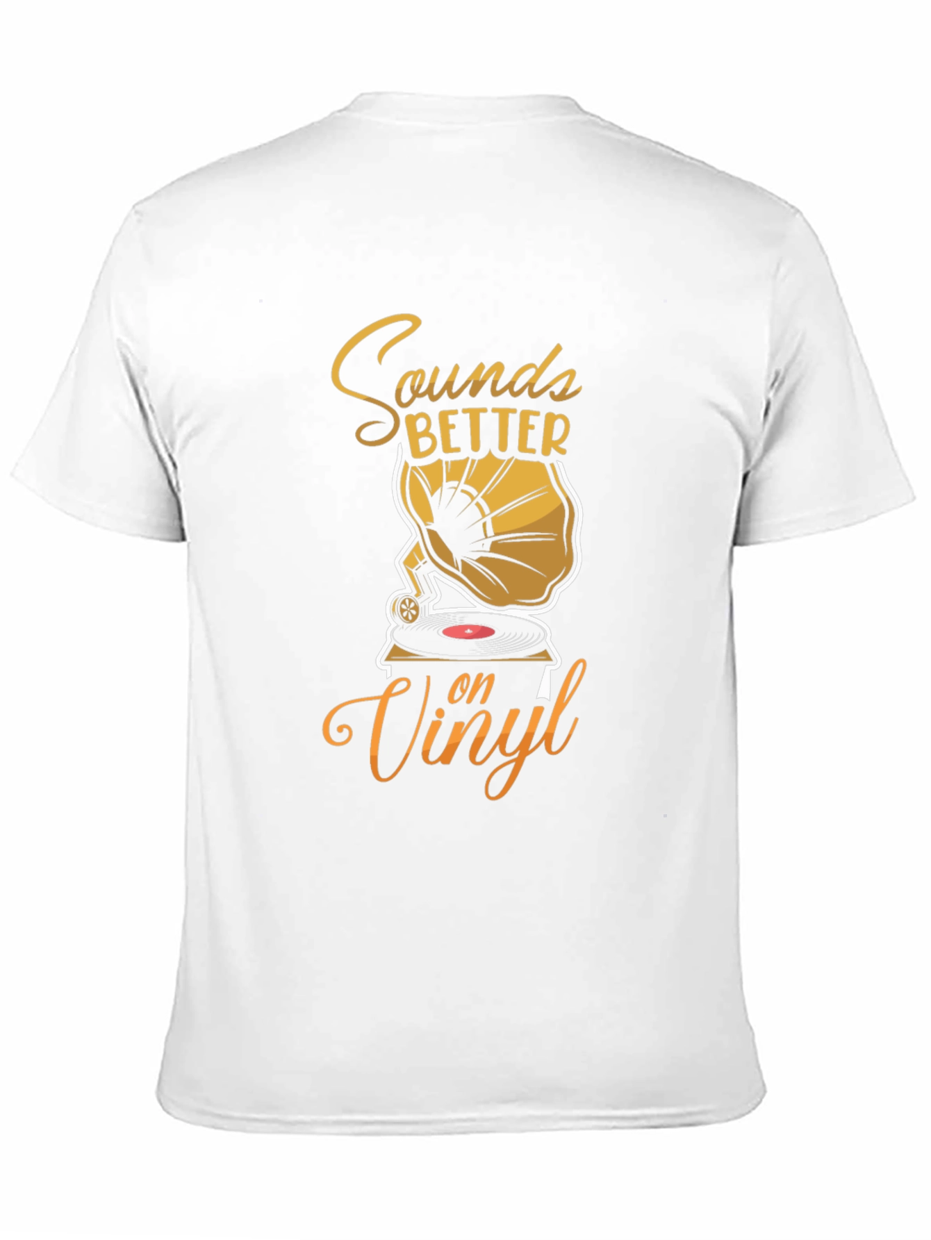 Sounds Better On Vinyl Black Graphic Tee