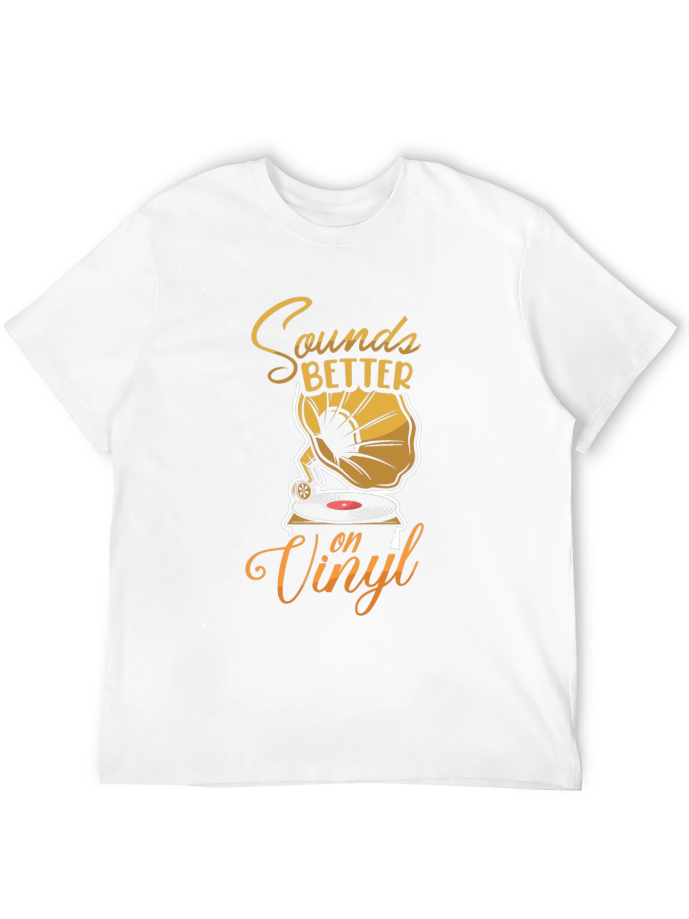 Sounds Better On Vinyl Black Graphic Tee