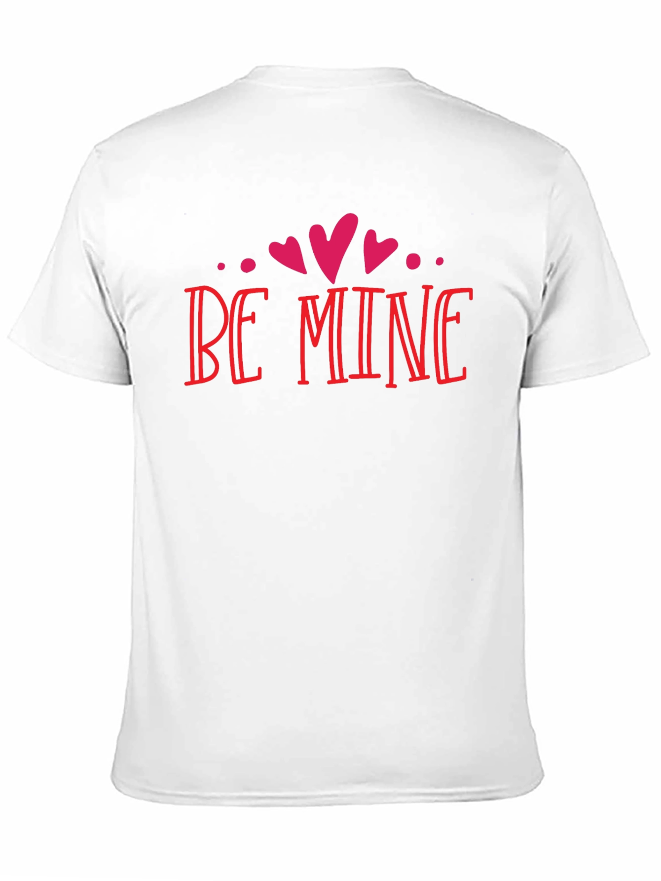 Be Mine Valentines Day Black T-Shirt