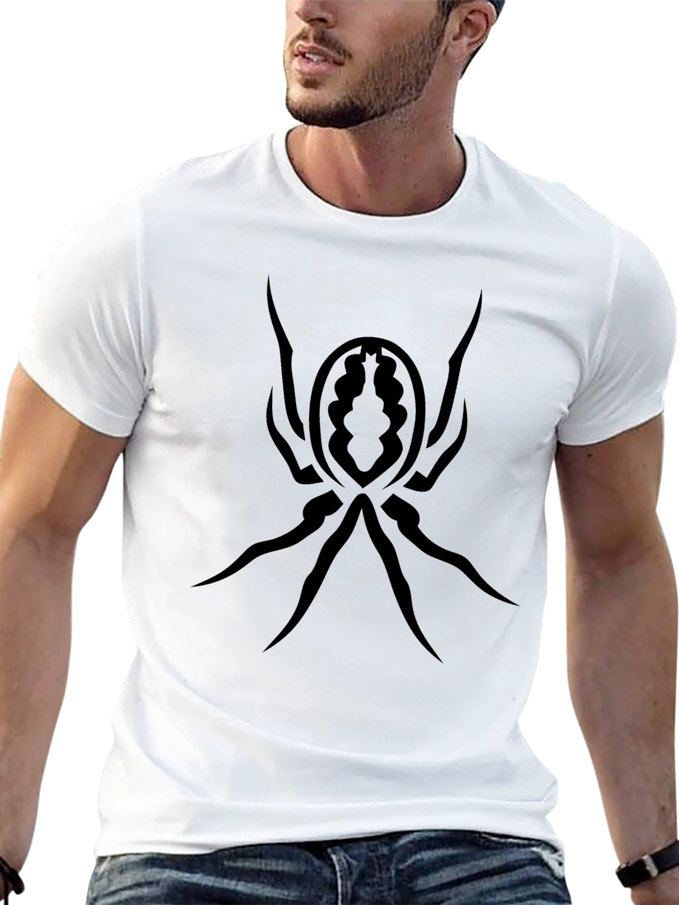 Black Spider Graphic T-Shirt