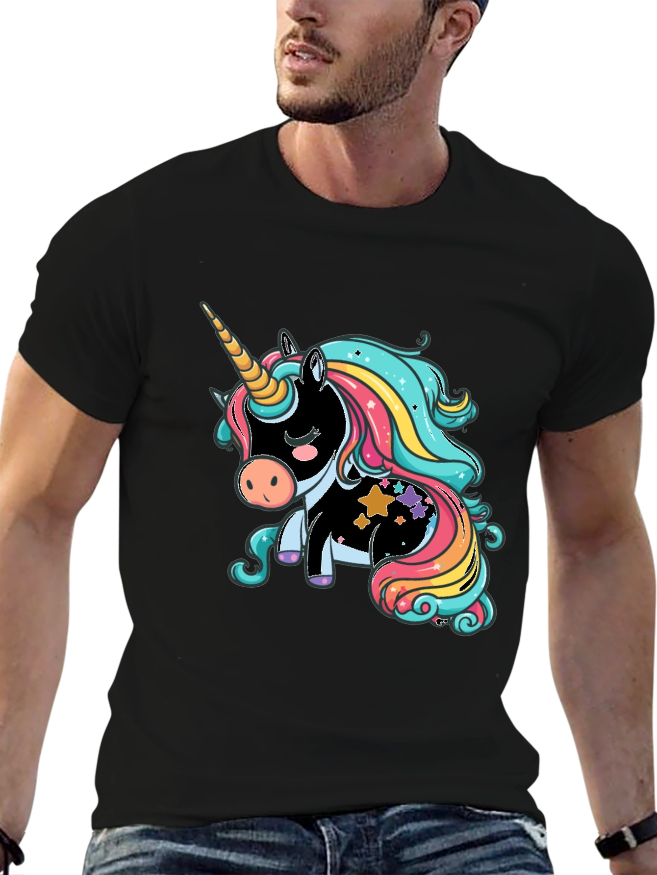 Unicorn Graphic Print T-Shirt