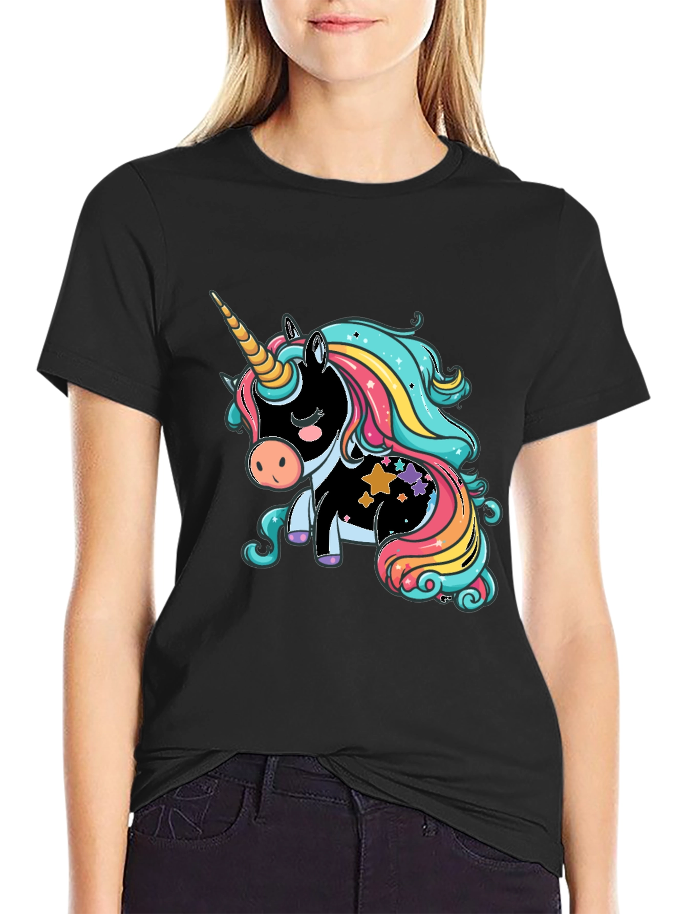 Unicorn Graphic Print T-Shirt