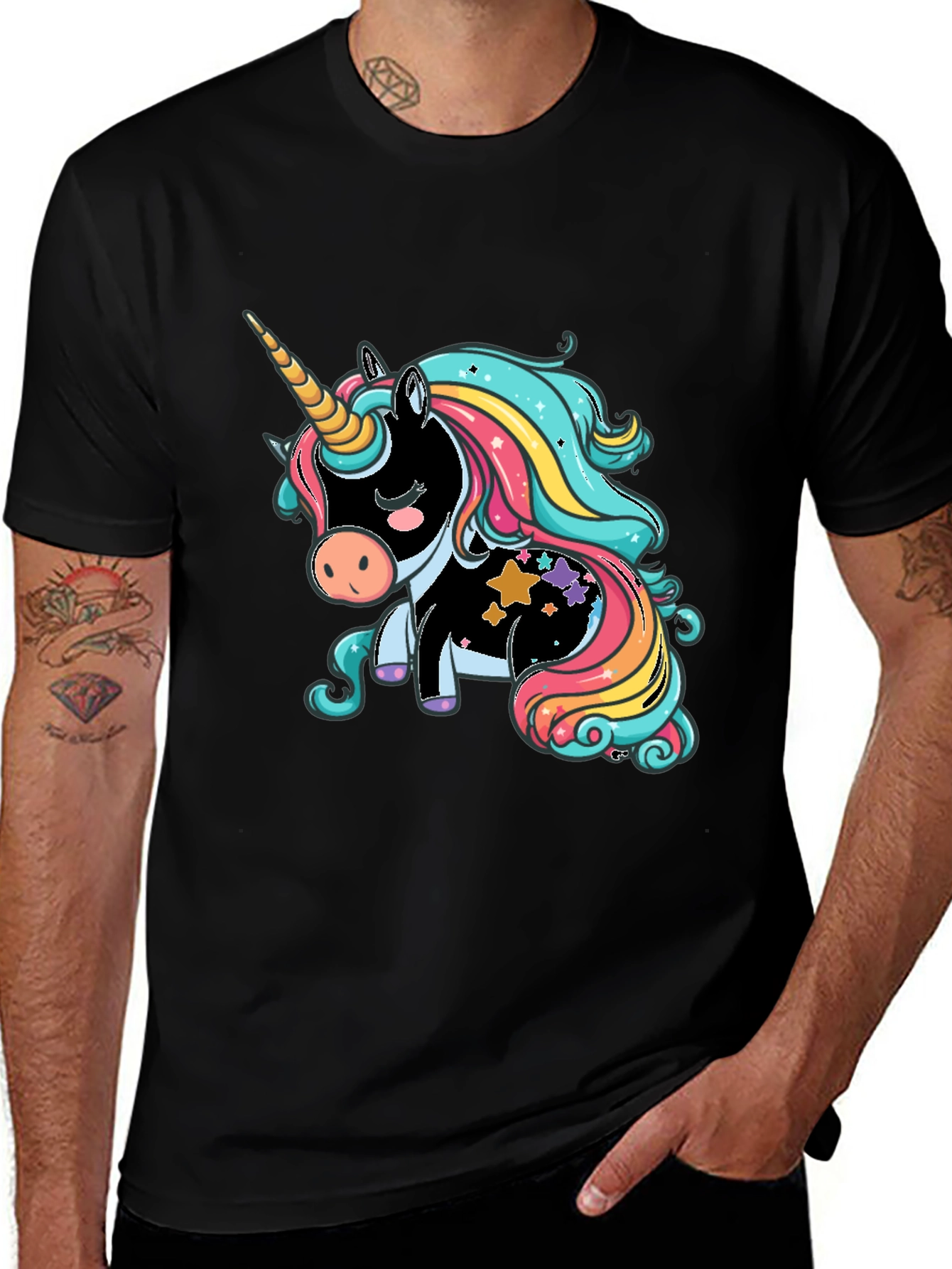 Unicorn Graphic Print T-Shirt