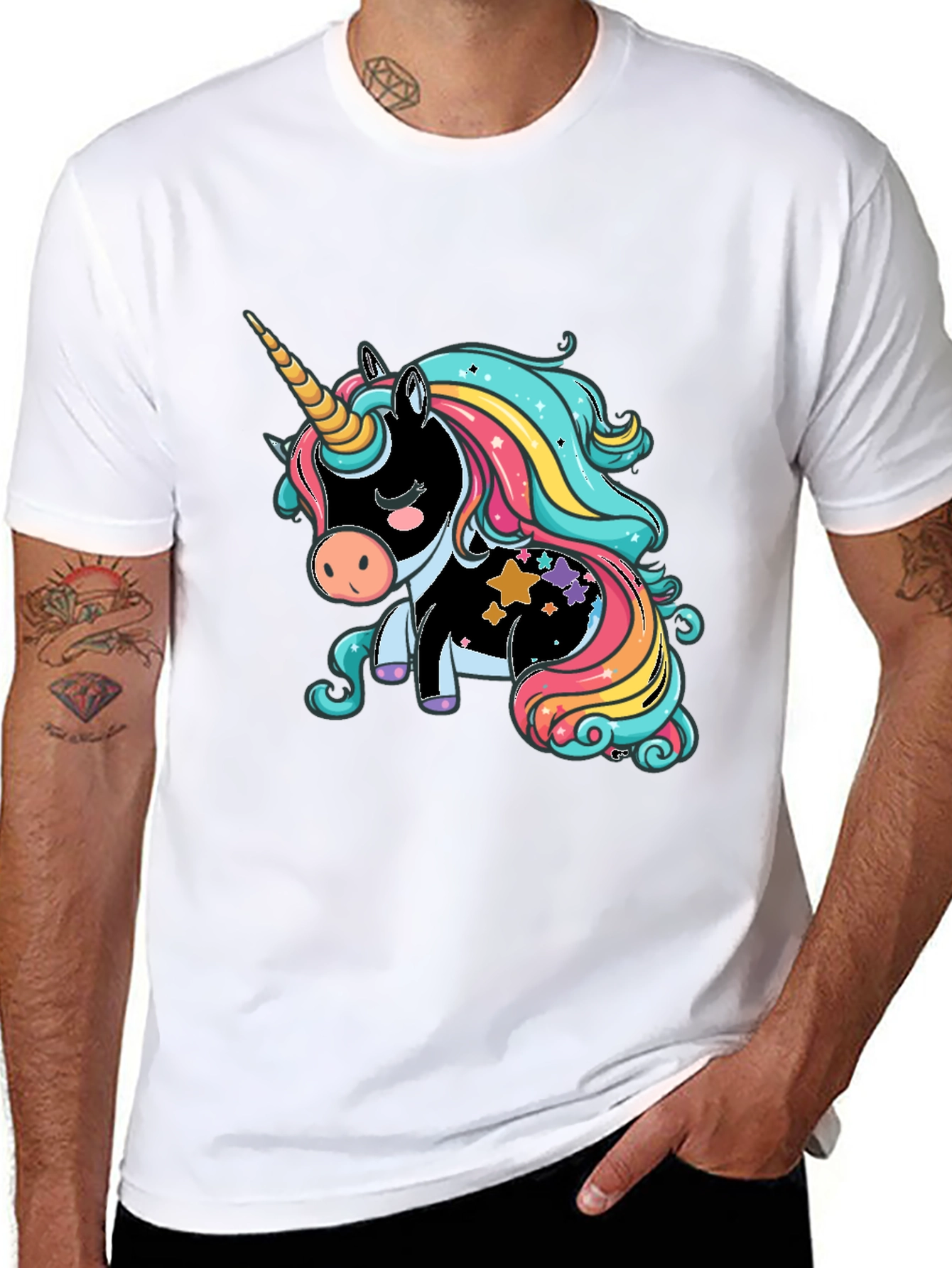 Unicorn Graphic Print T-Shirt