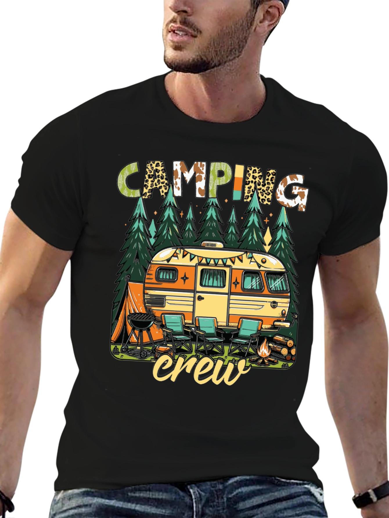 Camping Crew T-Shirt - Adventure Awaits!