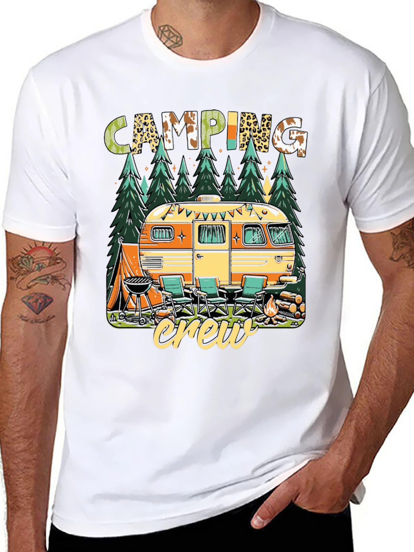 Camping Crew T-Shirt - Adventure Awaits!