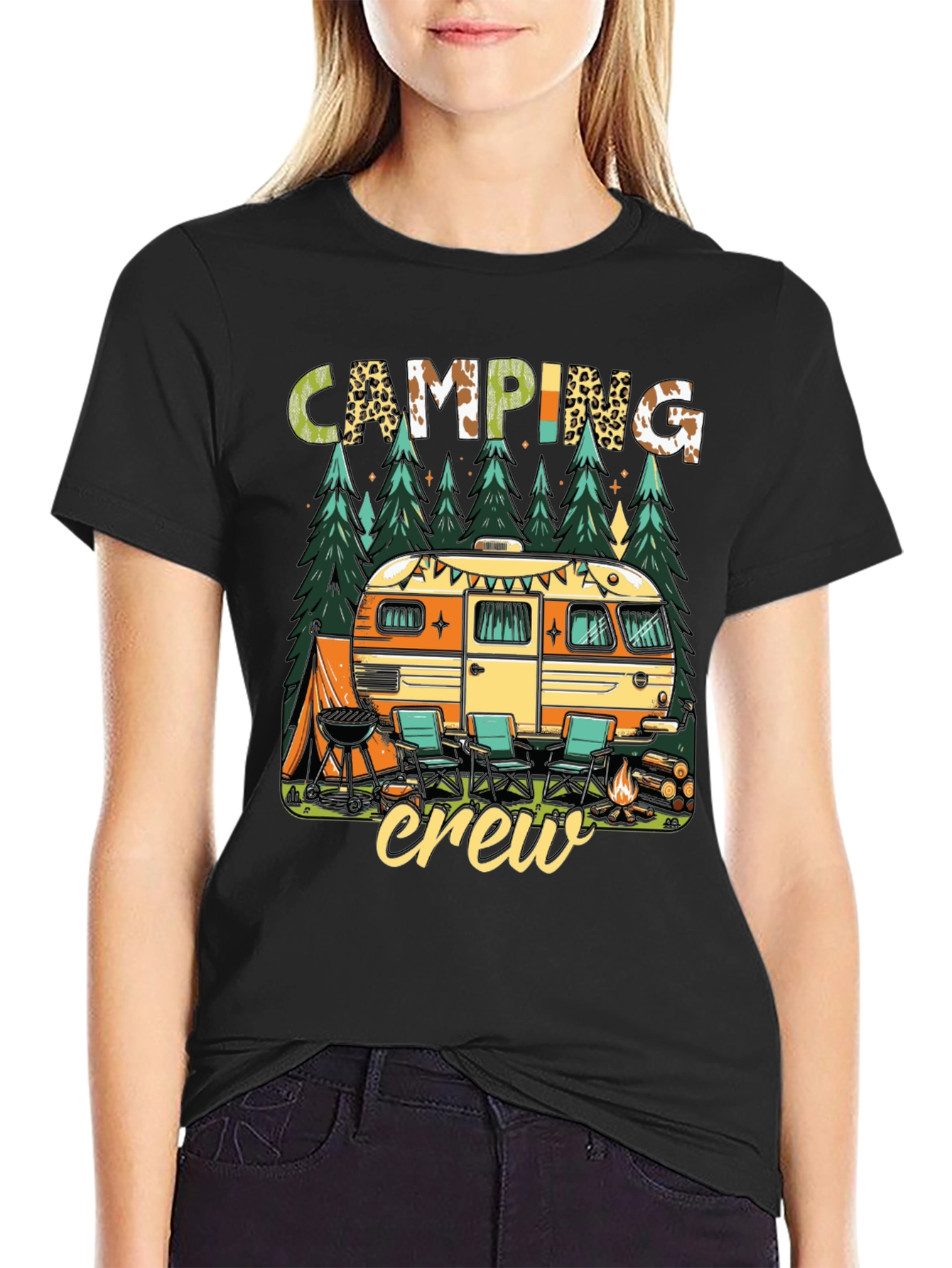 Camping Crew T-Shirt - Adventure Awaits!