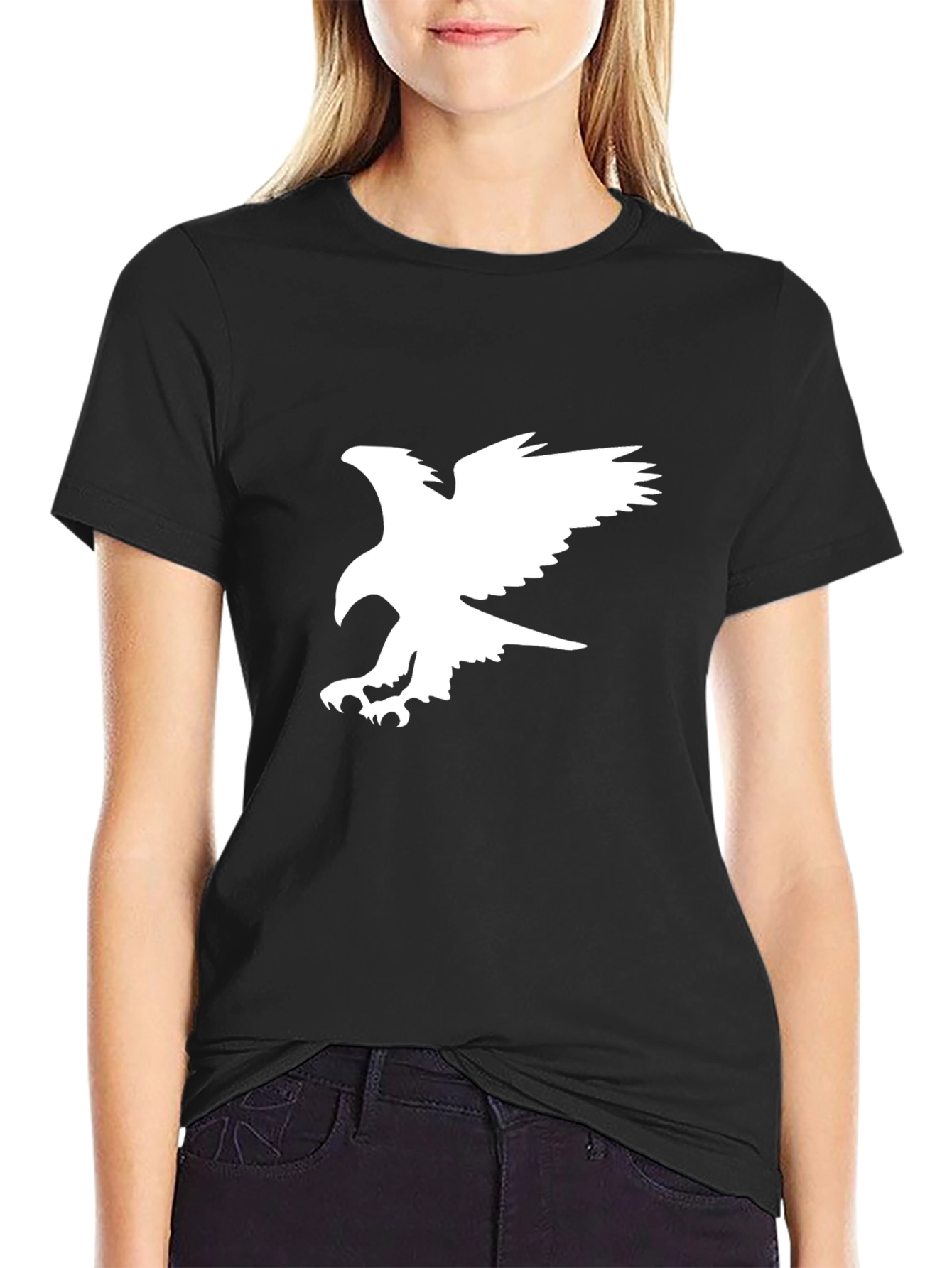 Black Eagle Graphic Tee - Cool Casual Style