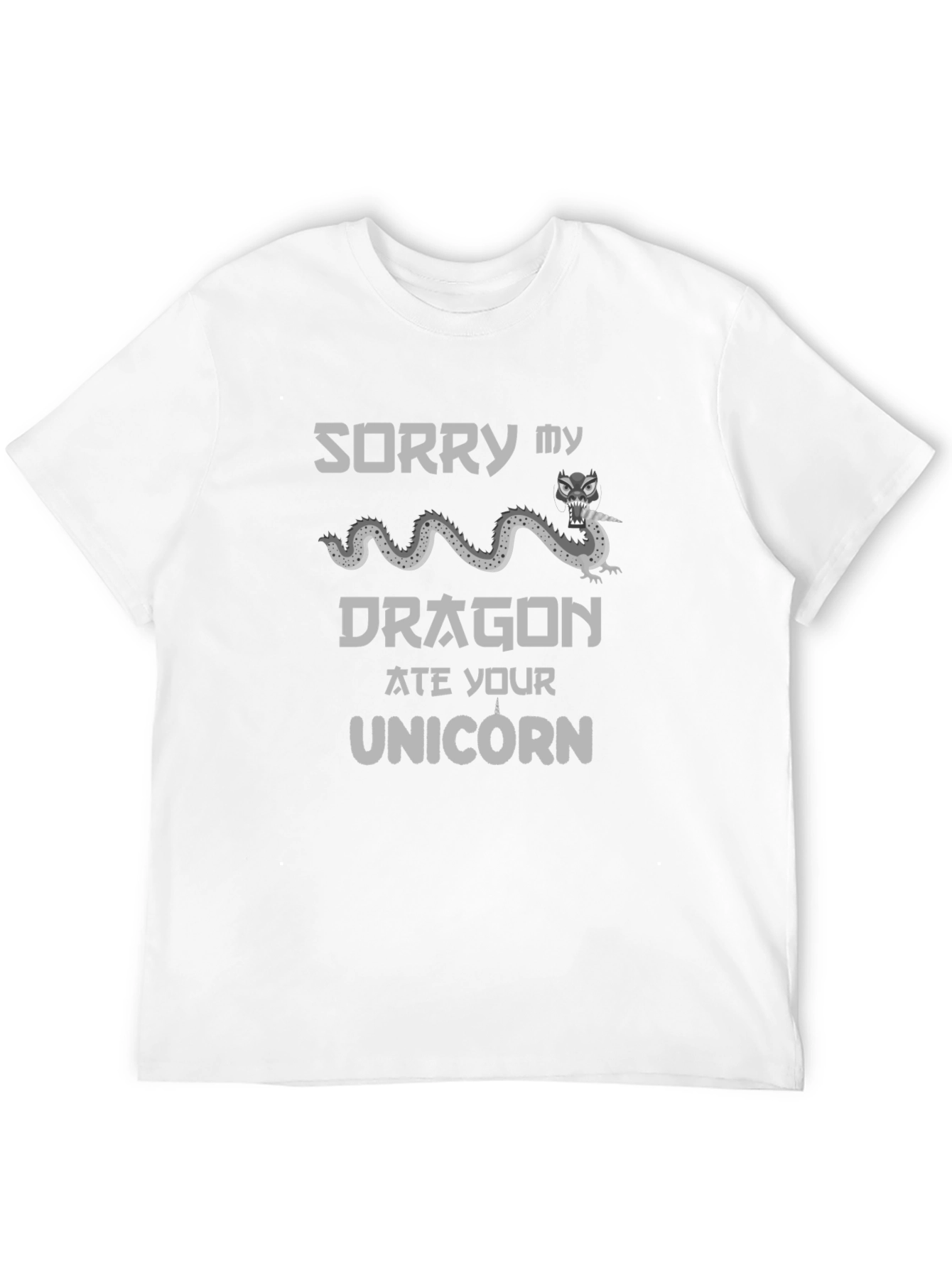 Dragon Ate Your Unicorn Graphic T-Shirt
