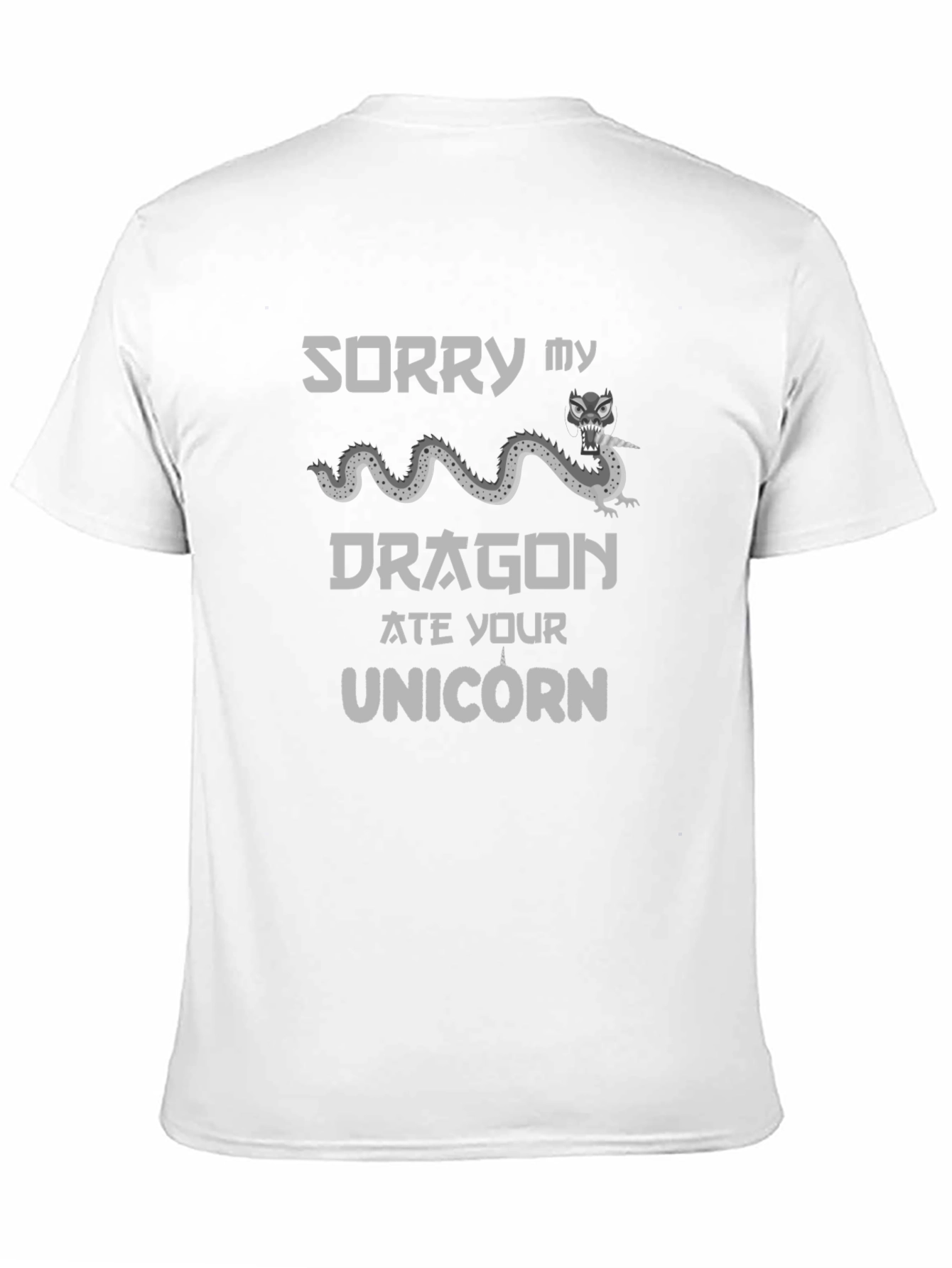 Dragon Ate Your Unicorn Graphic T-Shirt