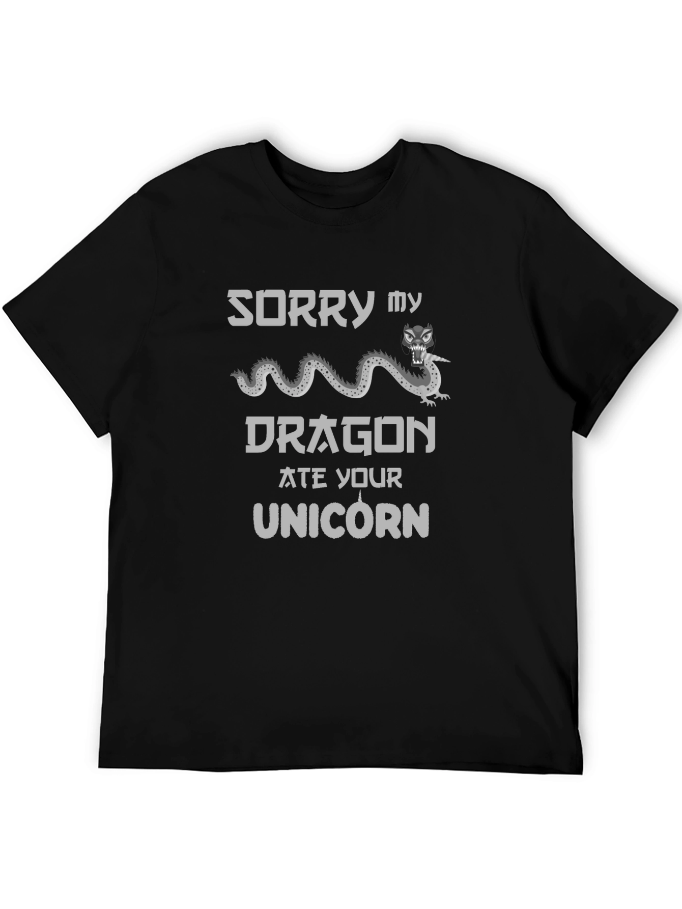 Dragon Ate Your Unicorn Graphic T-Shirt