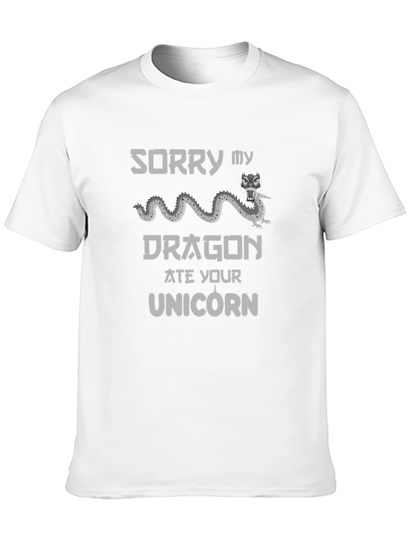 Dragon Ate Your Unicorn Graphic T-Shirt