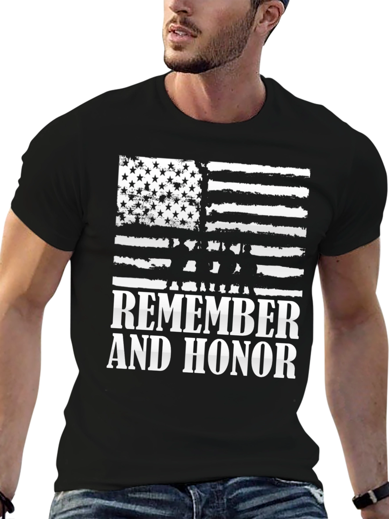 Remember and Honor Patriotic T-Shirt