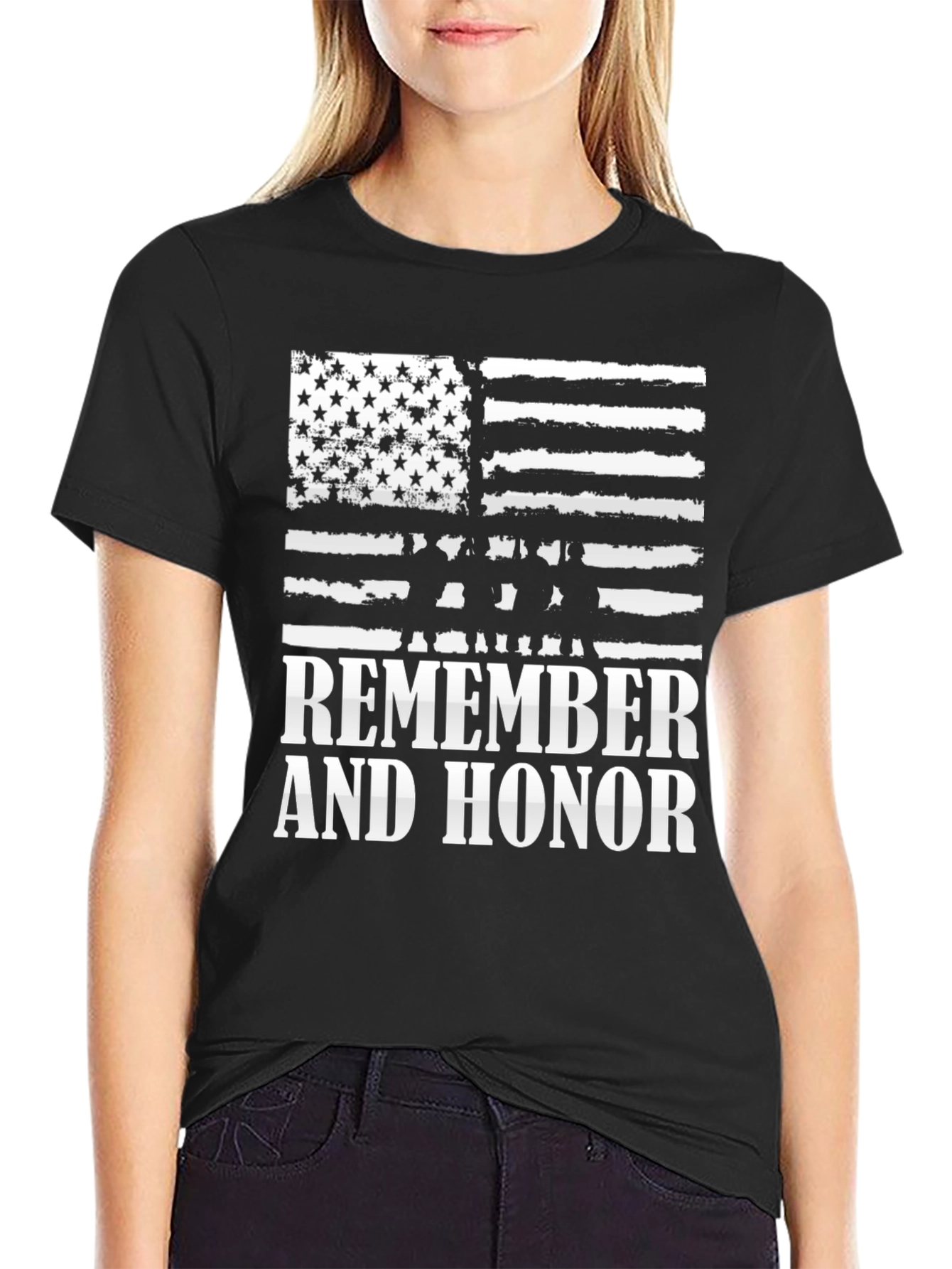 Remember and Honor Patriotic T-Shirt