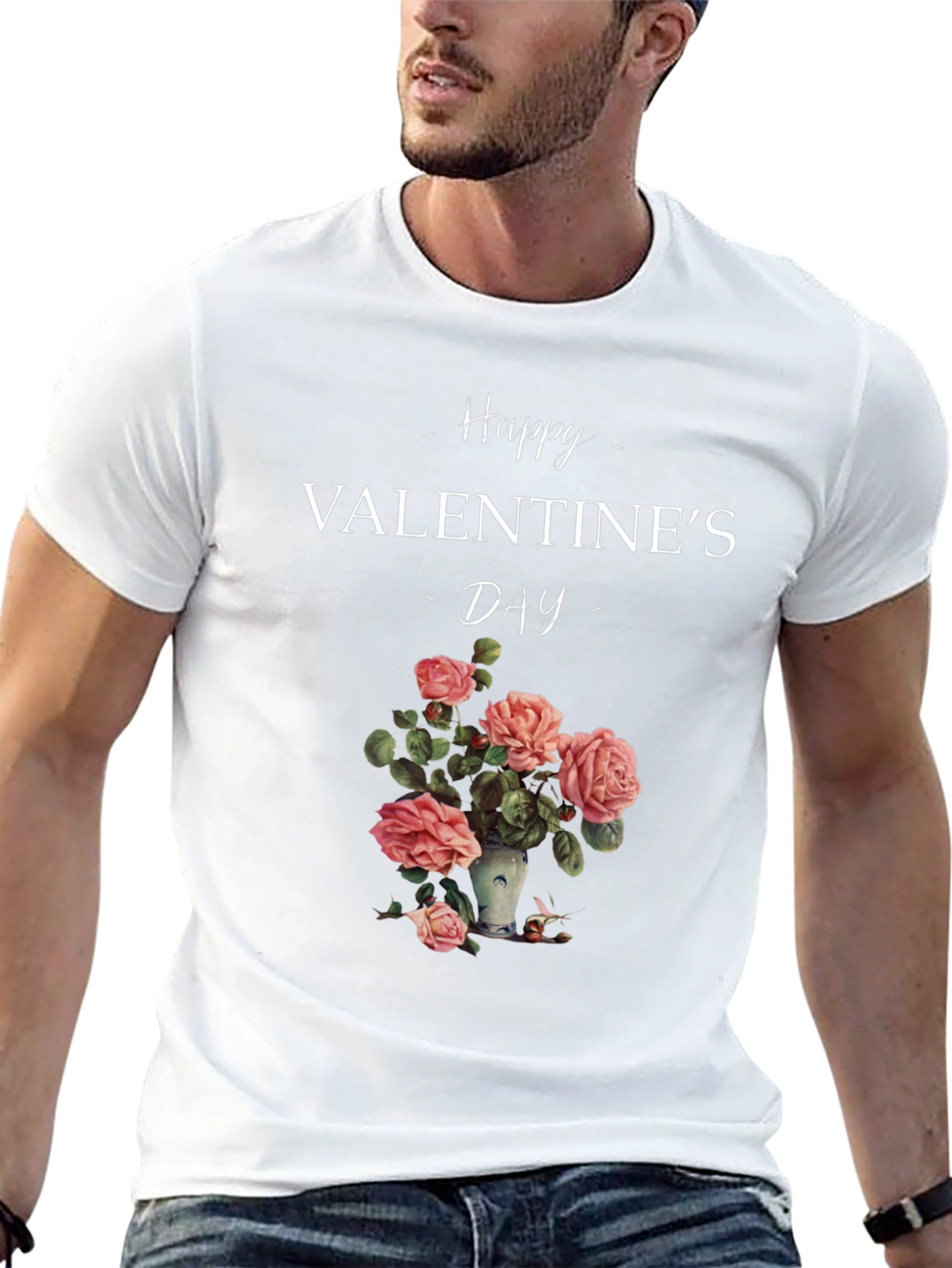 Valentines Day Floral T-Shirt