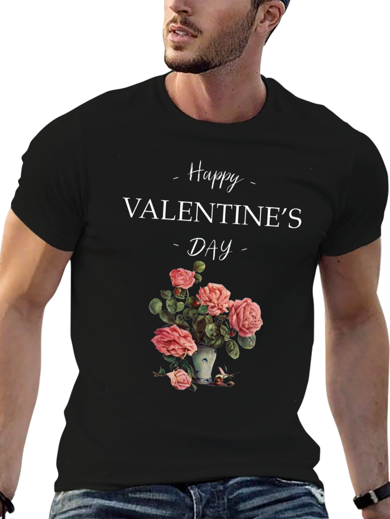 Valentines Day Floral T-Shirt