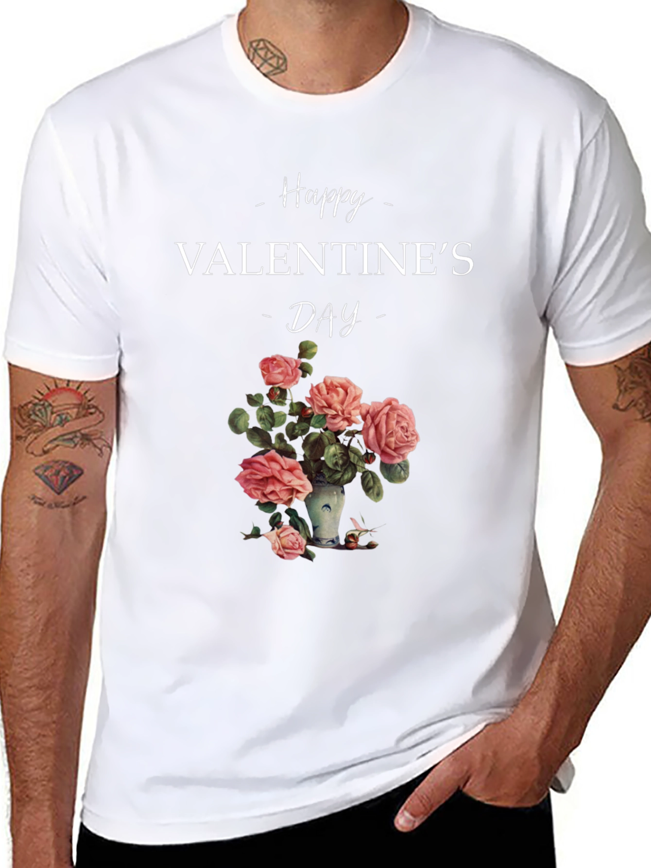 Valentines Day Floral T-Shirt