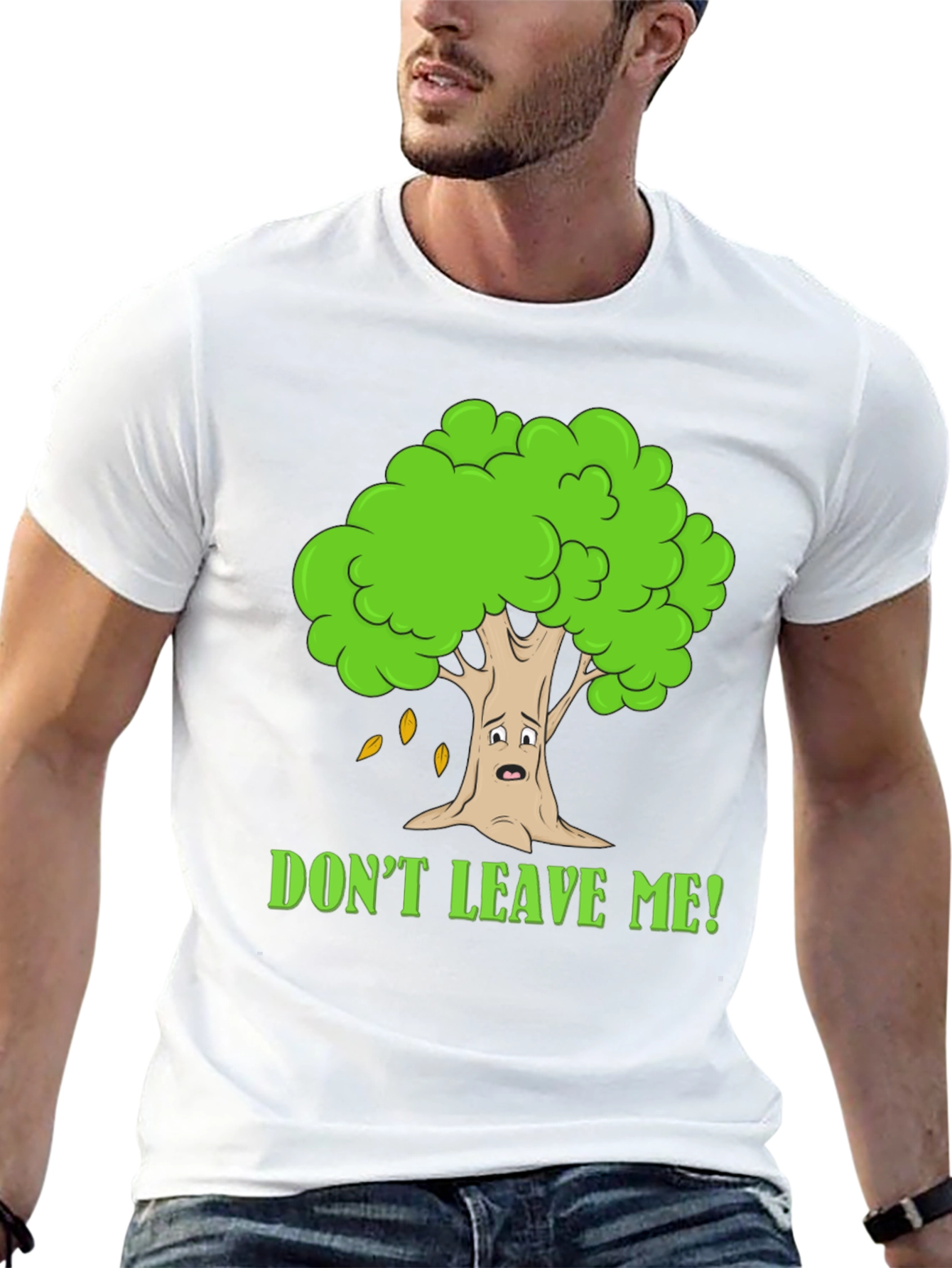 Dont Leave Me Tree Graphic T-Shirt