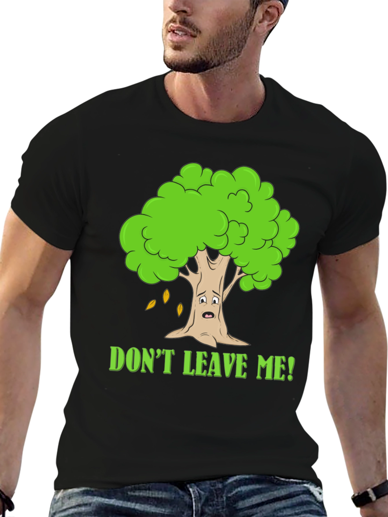 Dont Leave Me Tree Graphic T-Shirt