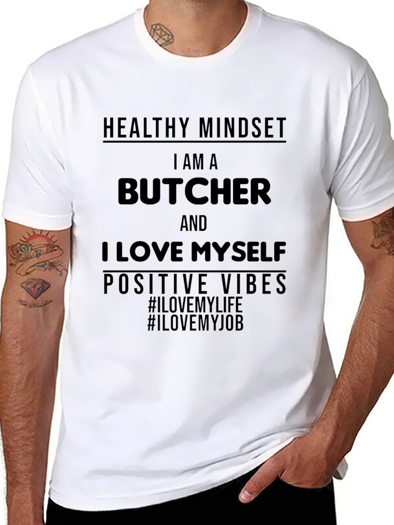 Healthy Mindset Butcher T-Shirt