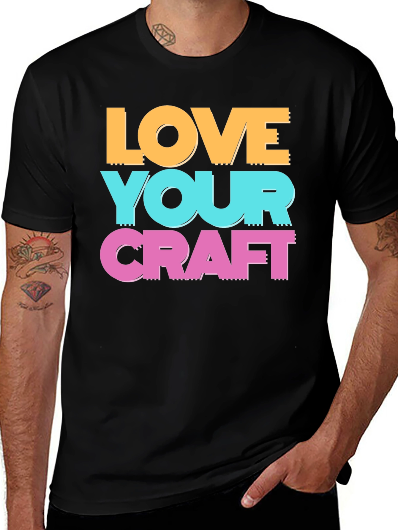 Love Your Craft T-Shirt - Artistic Crew Neck Tee