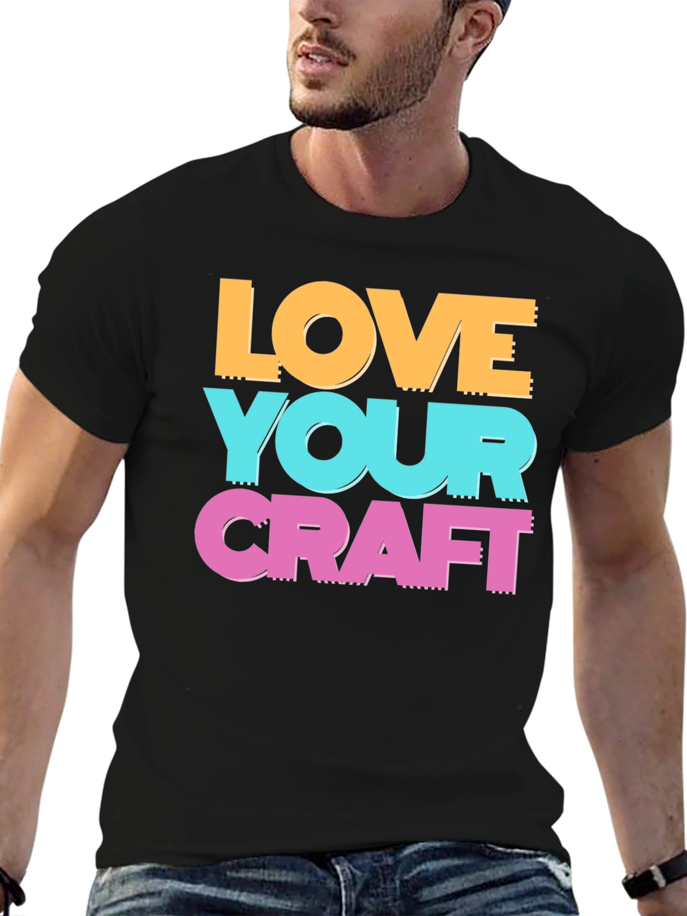 Love Your Craft T-Shirt - Artistic Crew Neck Tee