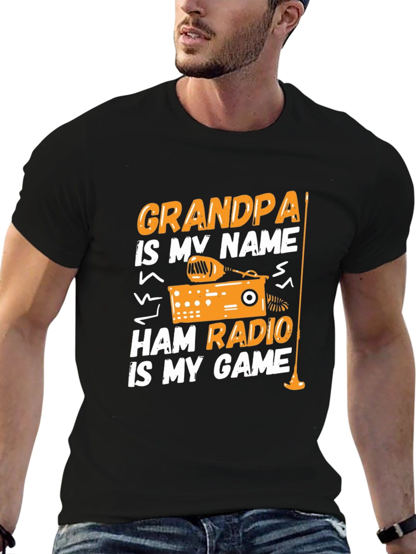 Grandpa Ham Radio T-Shirt - Operator Game