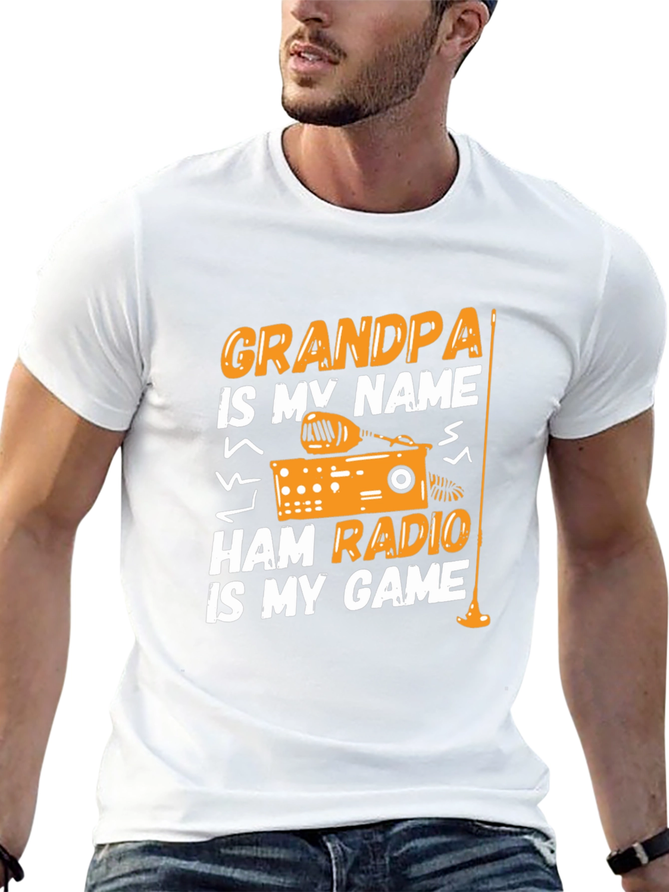 Grandpa Ham Radio T-Shirt - Operator Game