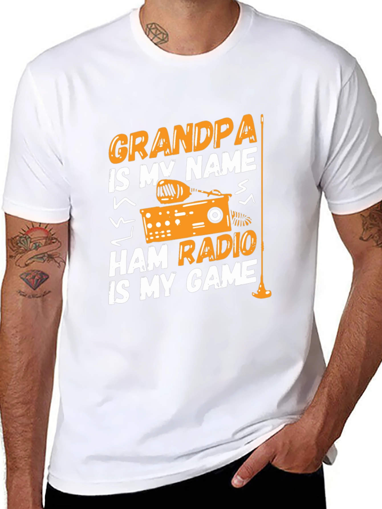 Grandpa Ham Radio T-Shirt - Operator Game