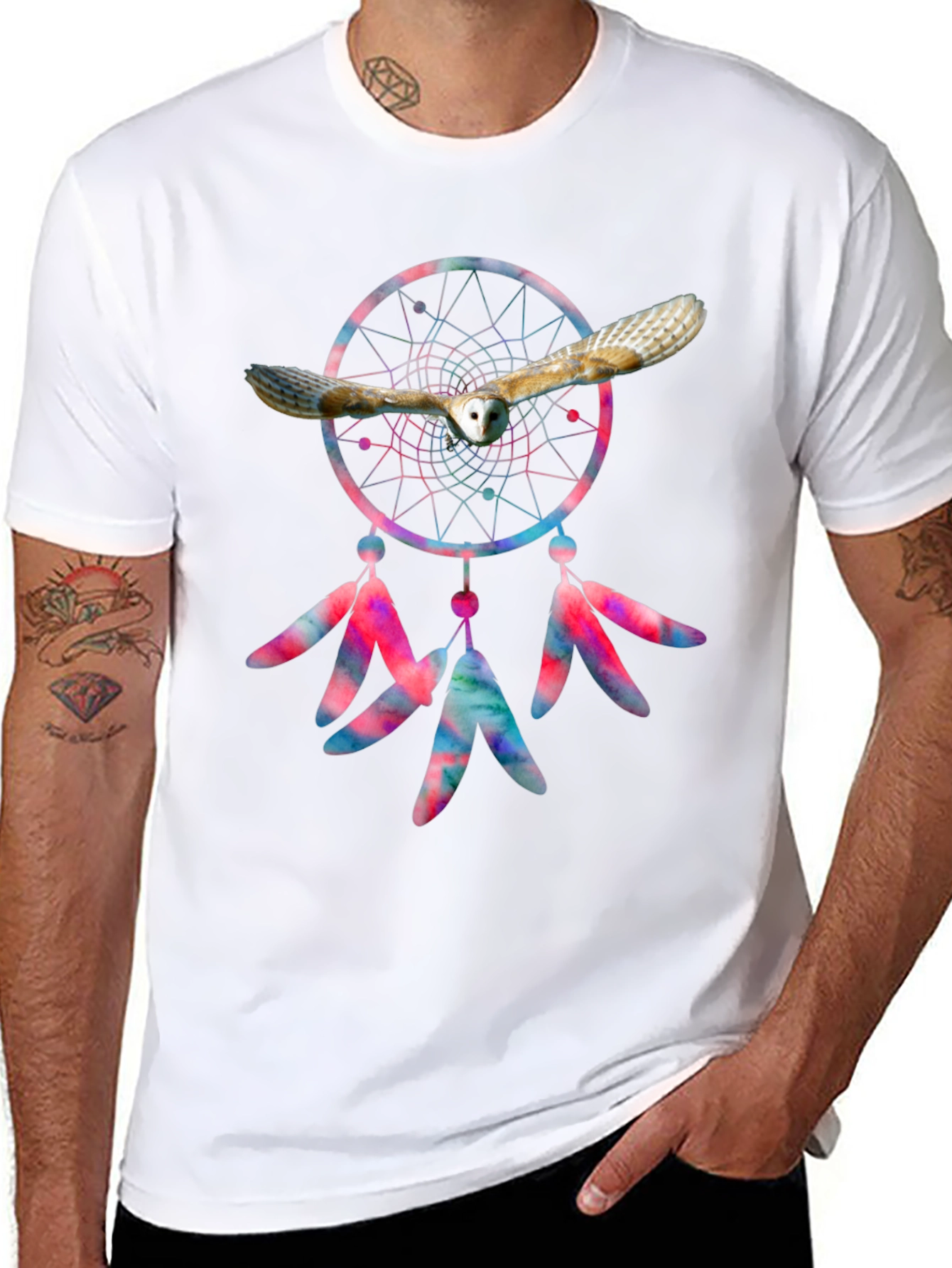 Dreamcatcher Owl Graphic Tee