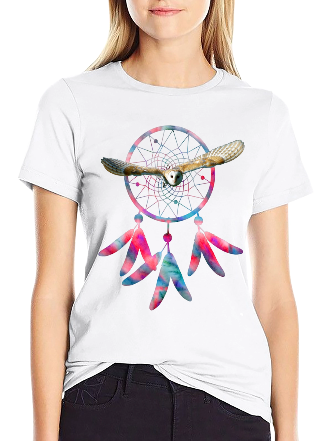 Dreamcatcher Owl Graphic Tee