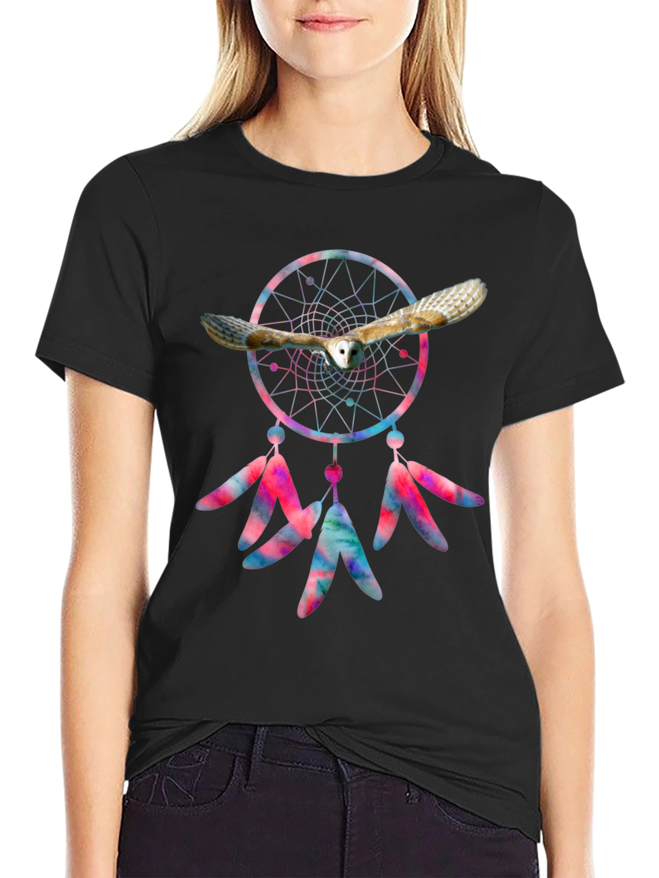 Dreamcatcher Owl Graphic Tee